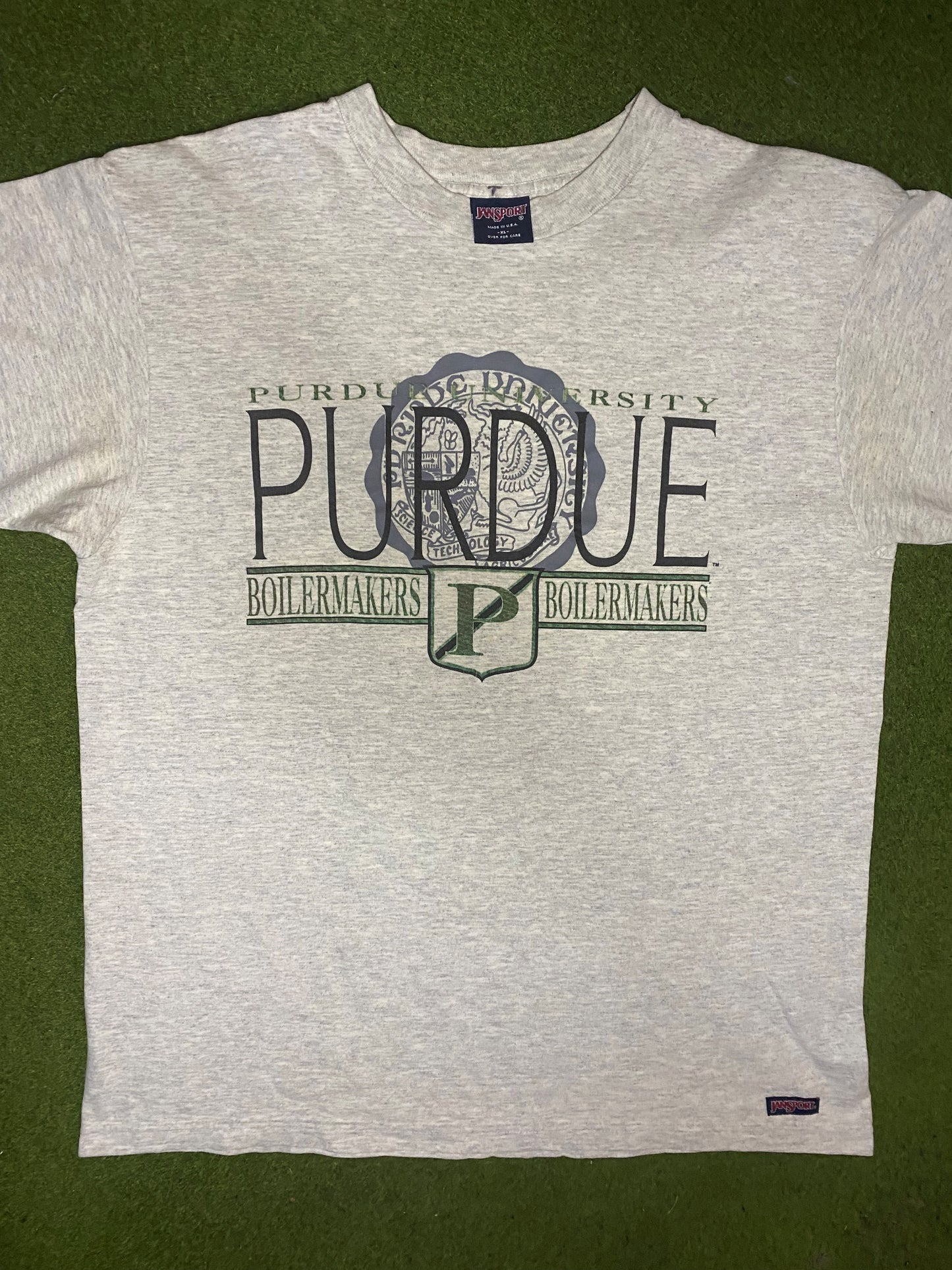 90s Purdue Boilermakers - Vintage College T-Shirt (XL) - Gametime Vintage