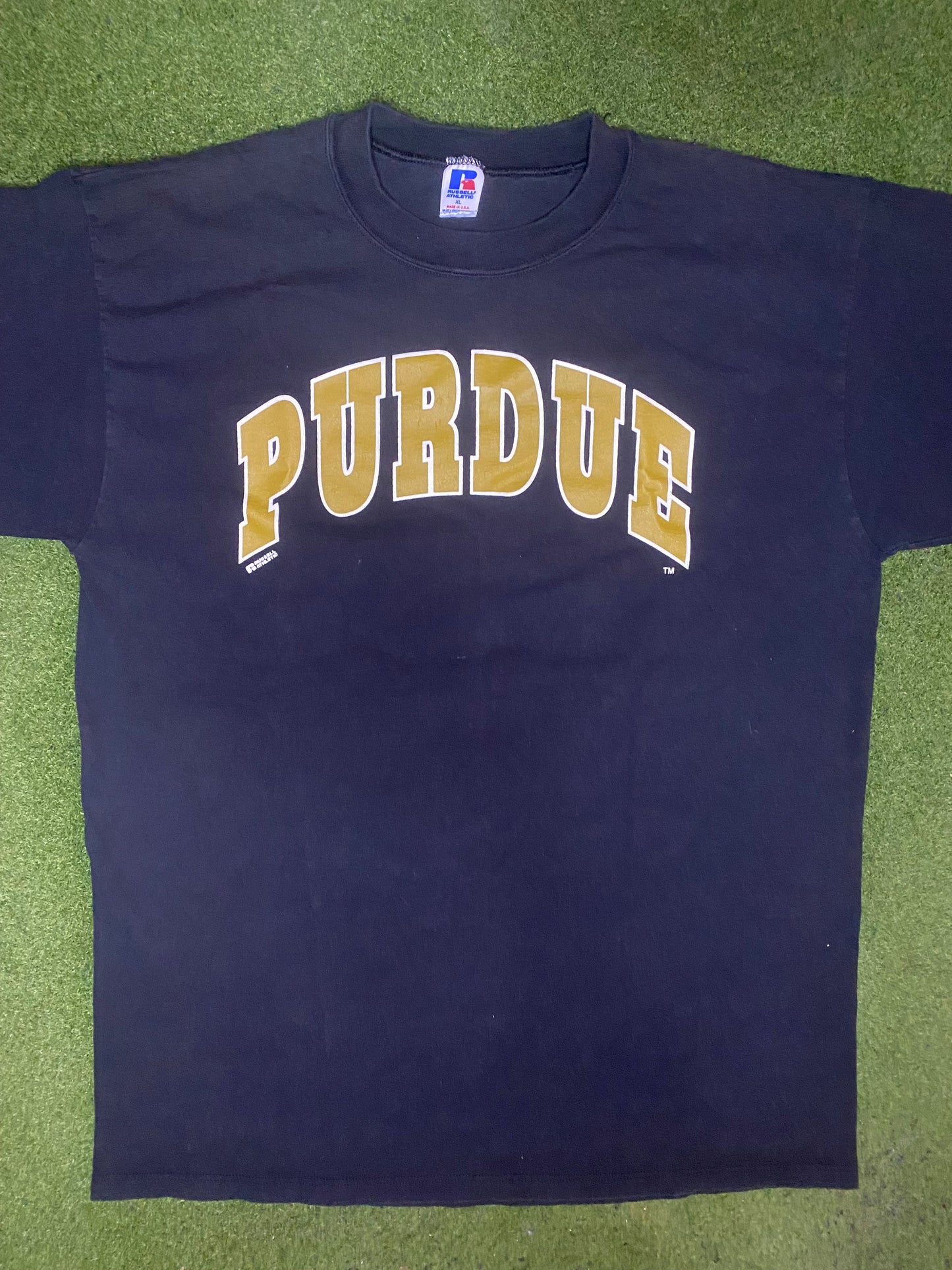 90s Purdue Boilermakers - Vintage College T-Shirt (XL) - Gametime Vintage