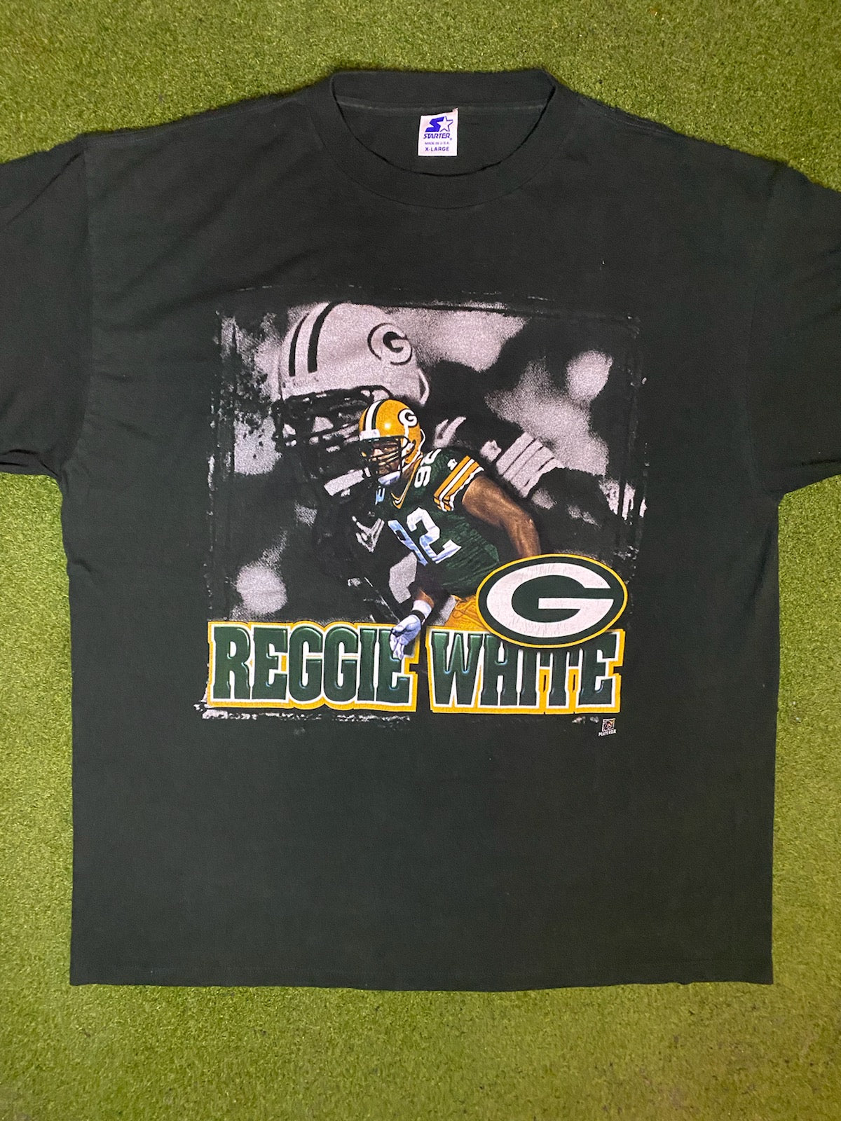 90s Green Bay Packers - Reggie White - Vintage NFL Player T-Shirt (XL) - Gametime Vintage