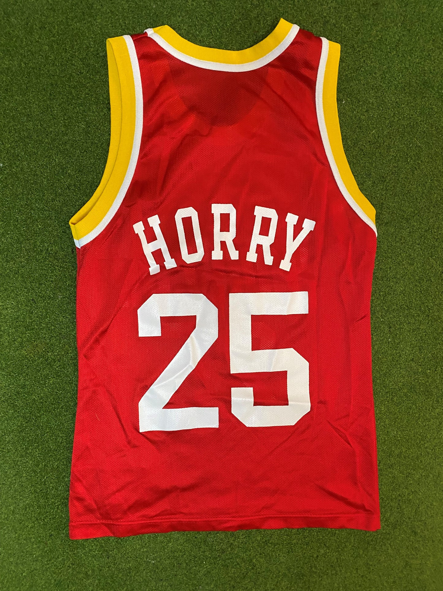 1992-1996 Houston Rockets - Robert Horry #25 - Vintage NBA Jersey (36) - Gametime Vintage