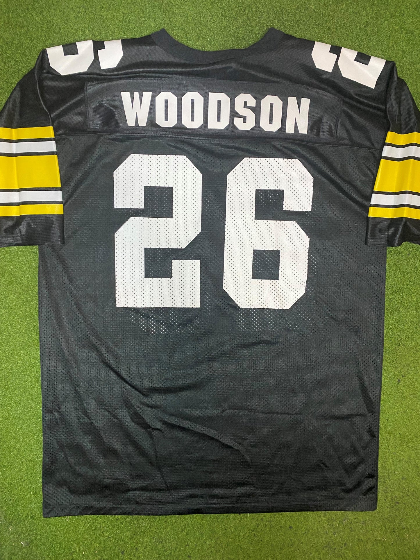 1988-1996 Pittsburgh Steelers - Rod Woodson #26 - Logo Athletic - Vintage NFL Jersey (Large) - Gametime Vintage