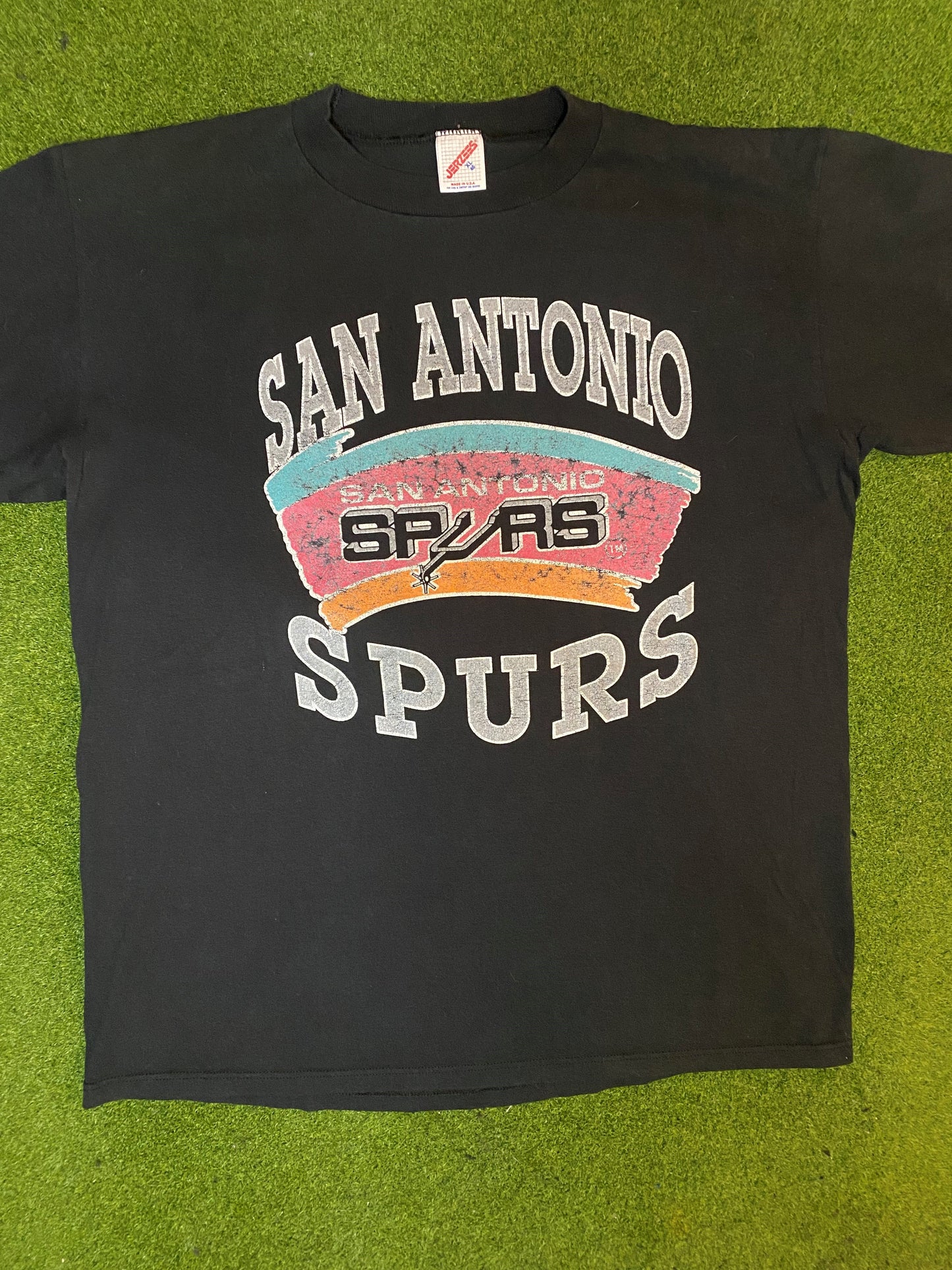 90s San Antonio Spurs - Vintage NBA T-Shirt (XL) - Gametime Vintage