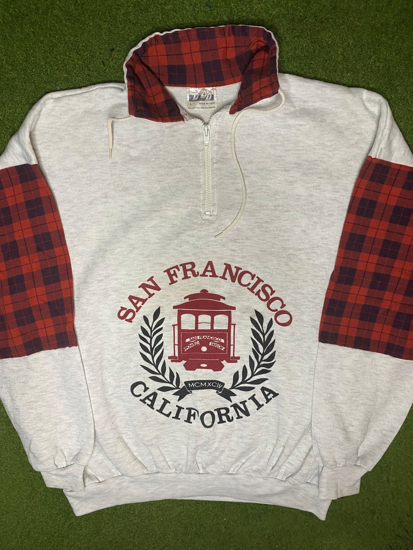 90s San Francisco, California - Vintage Destination Sweatshirt (Large) - Gametime Vintage