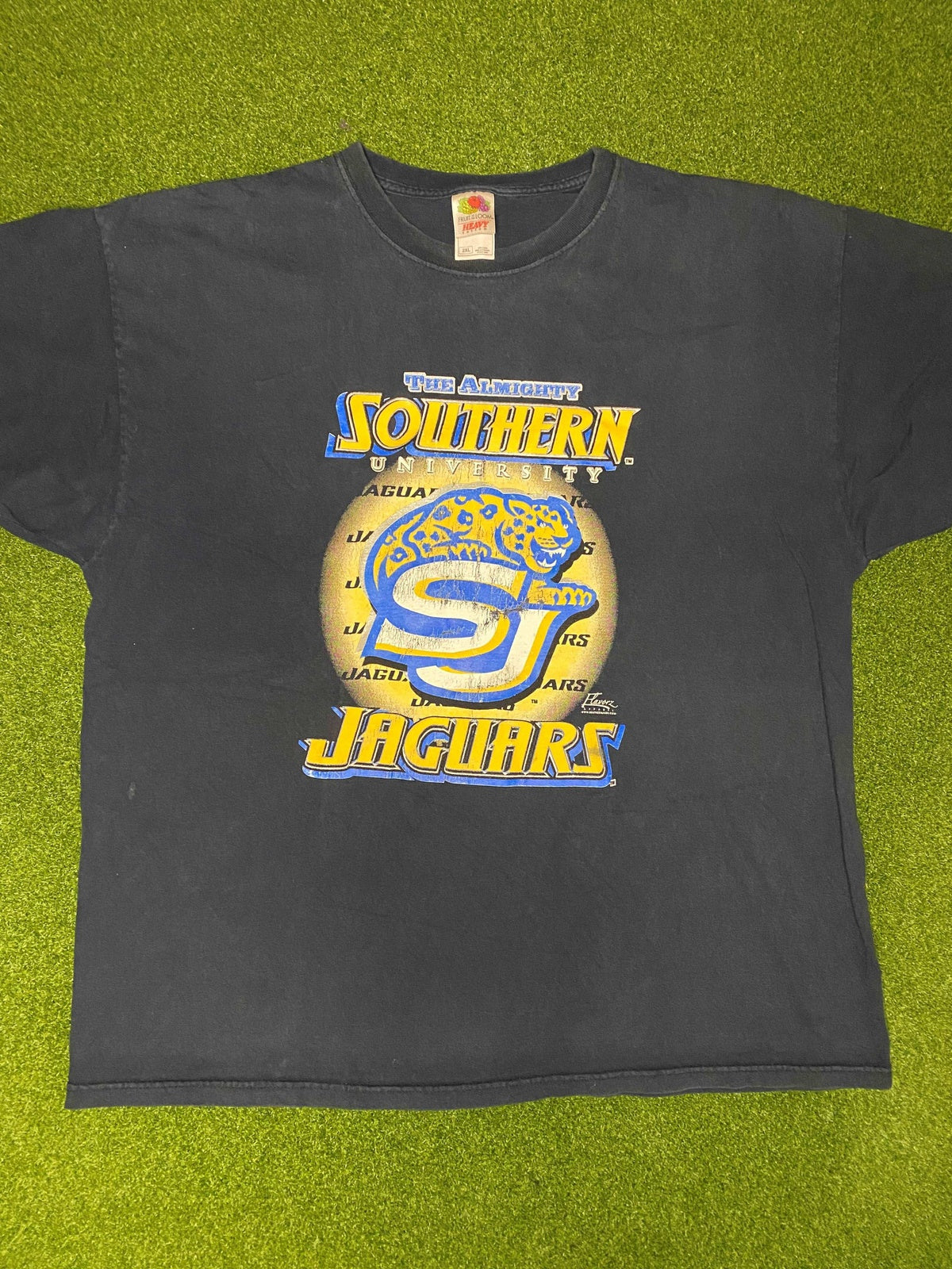 90s Southern Jaguars - Vintage HBCU Tee Shirt (2XL) - Gametime Vintage