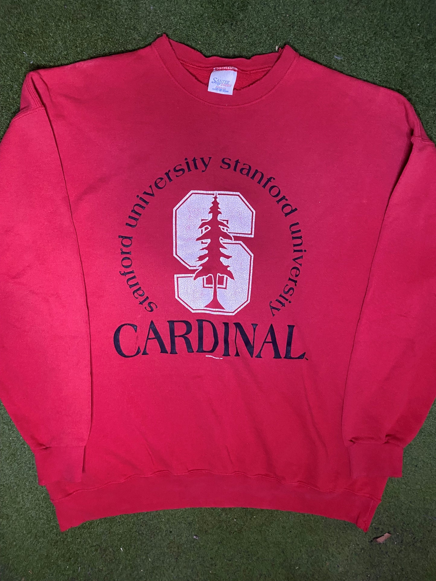 90s Stanford Cardinals - Vintage College Sweatshirt (2XL) - Gametime Vintage