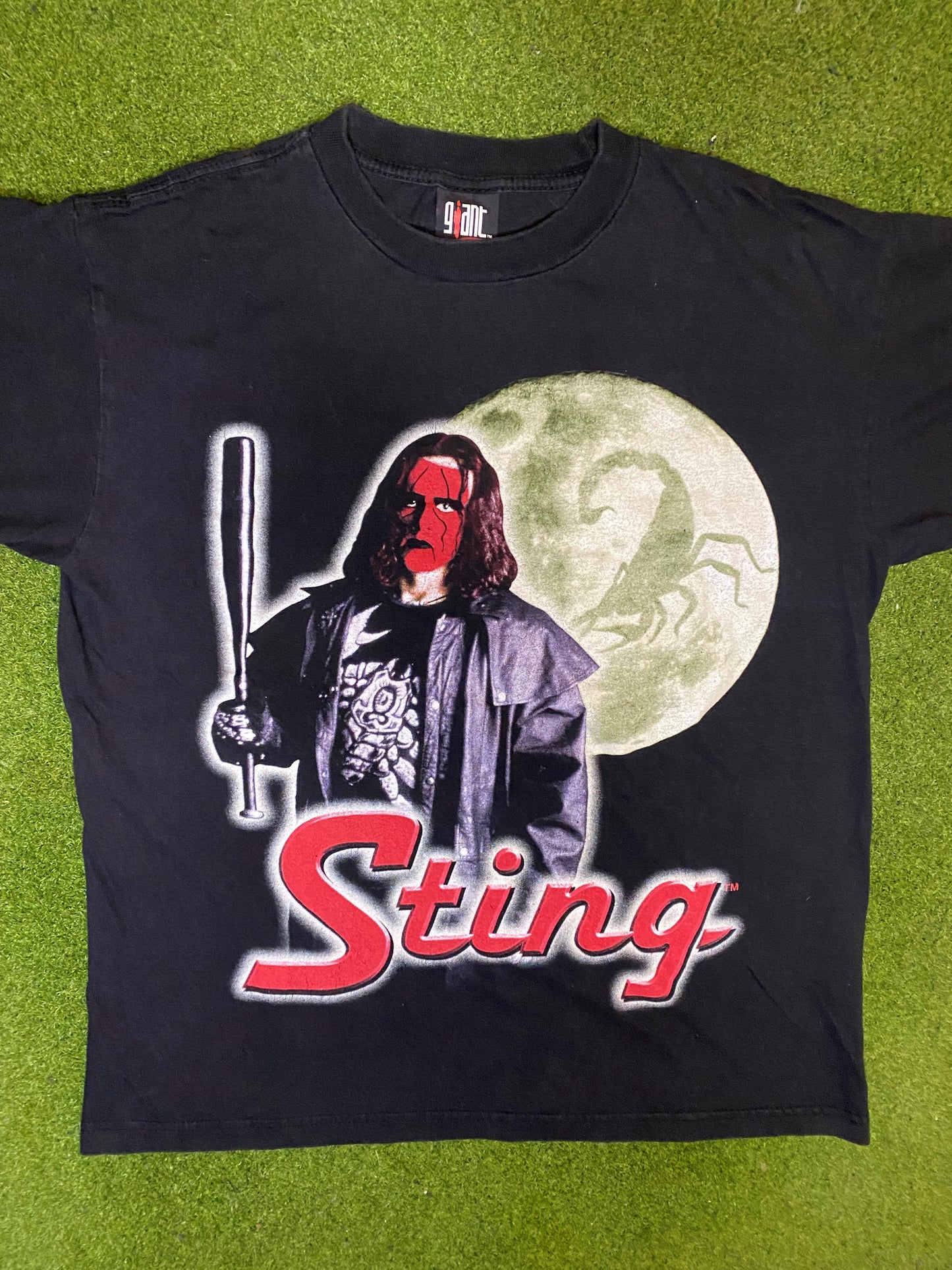 90s Sting - Vintage WCW T-Shirt (Medium) - Gametime Vintage
