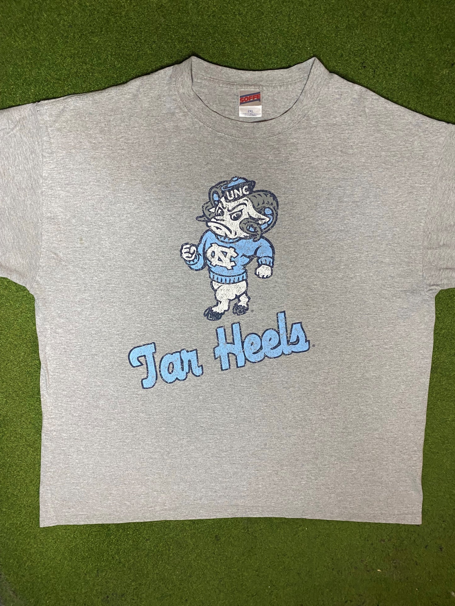 90s North Carolina Tar Heels - Vintage College T-Shirt (2XL) - Gametime Vintage