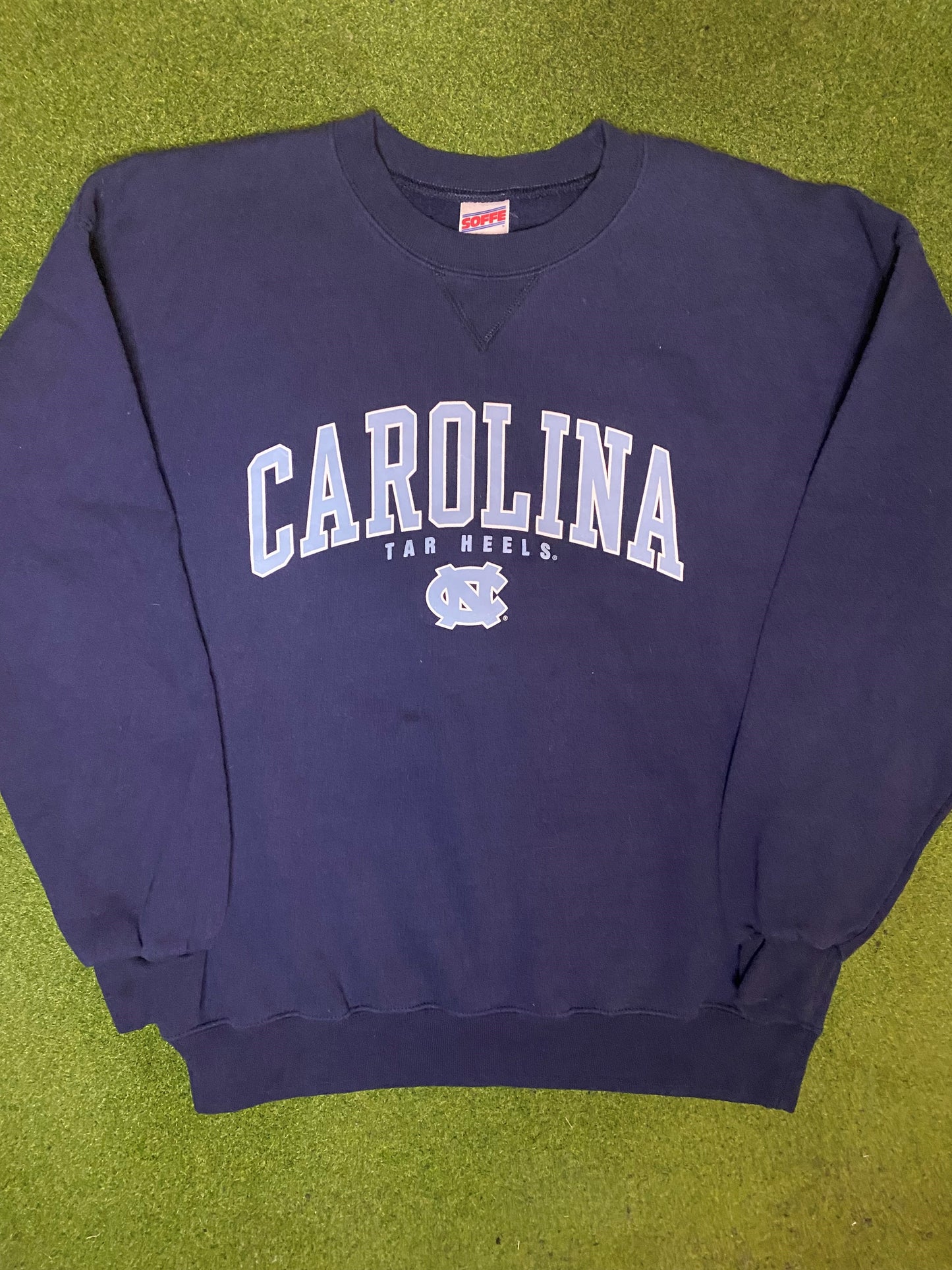 90s UNC Tar Heels - Vintage College Sweatshirt (XL) - Gametime Vintage