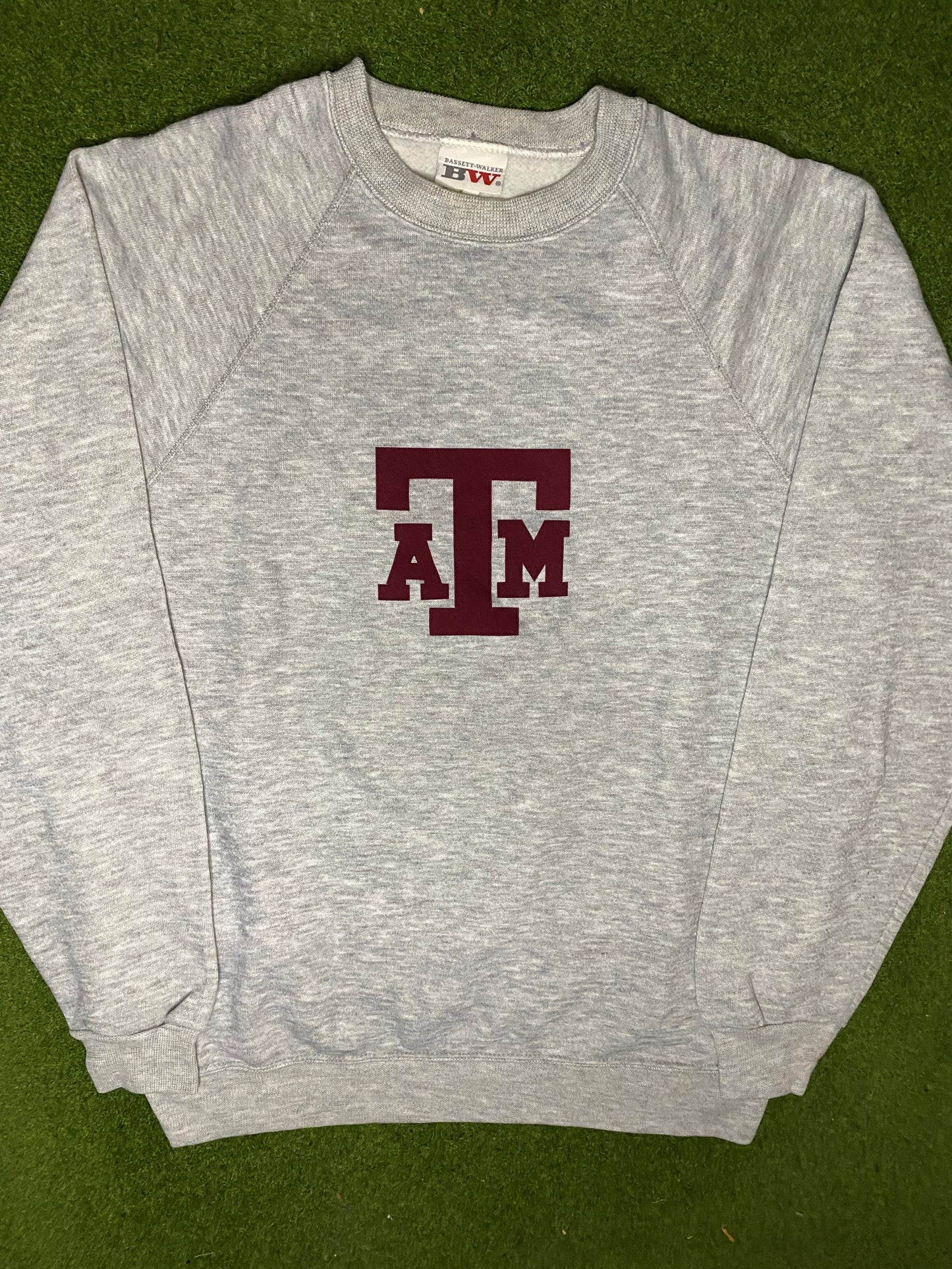 90s Texas A&M Aggies - Vintage College Sweatshirt (Large) - Gametime Vintage