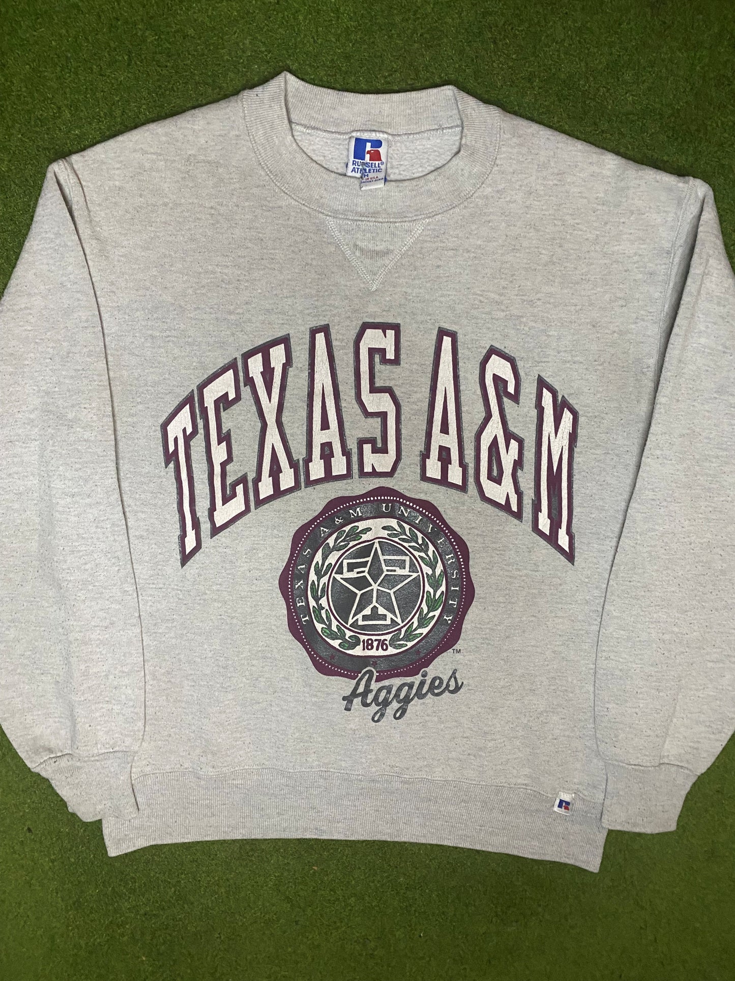 90s Texas A&M Aggies - Vintage University Sweatshirt (Medium) - Gametime Vintage