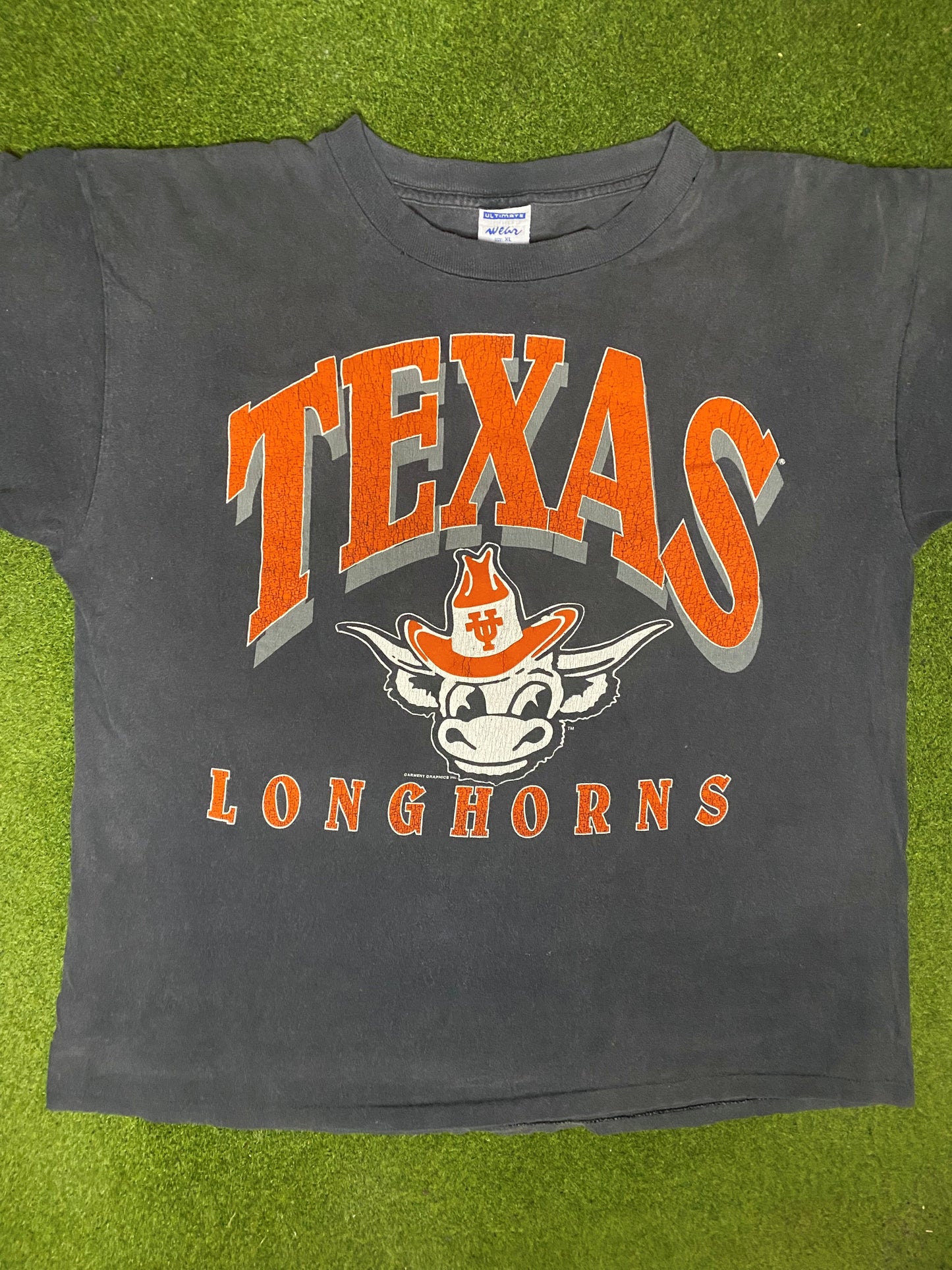 90s Texas Longhorns - Vintage College T-Shirt (XL) - Gametime Vintage
