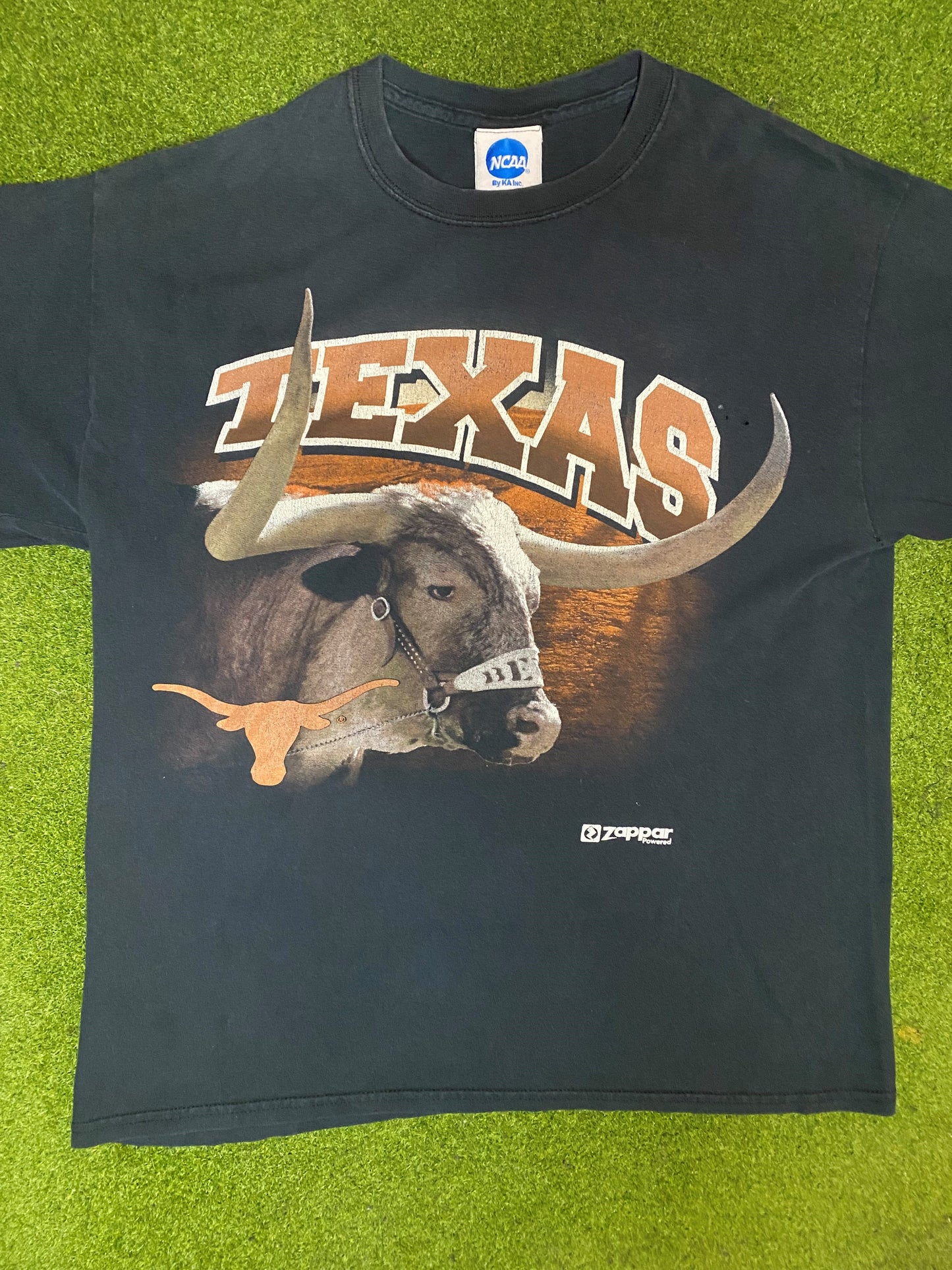 90s Texas Longhorns - Vintage College T-Shirt (Medium) - Gametime Vintage