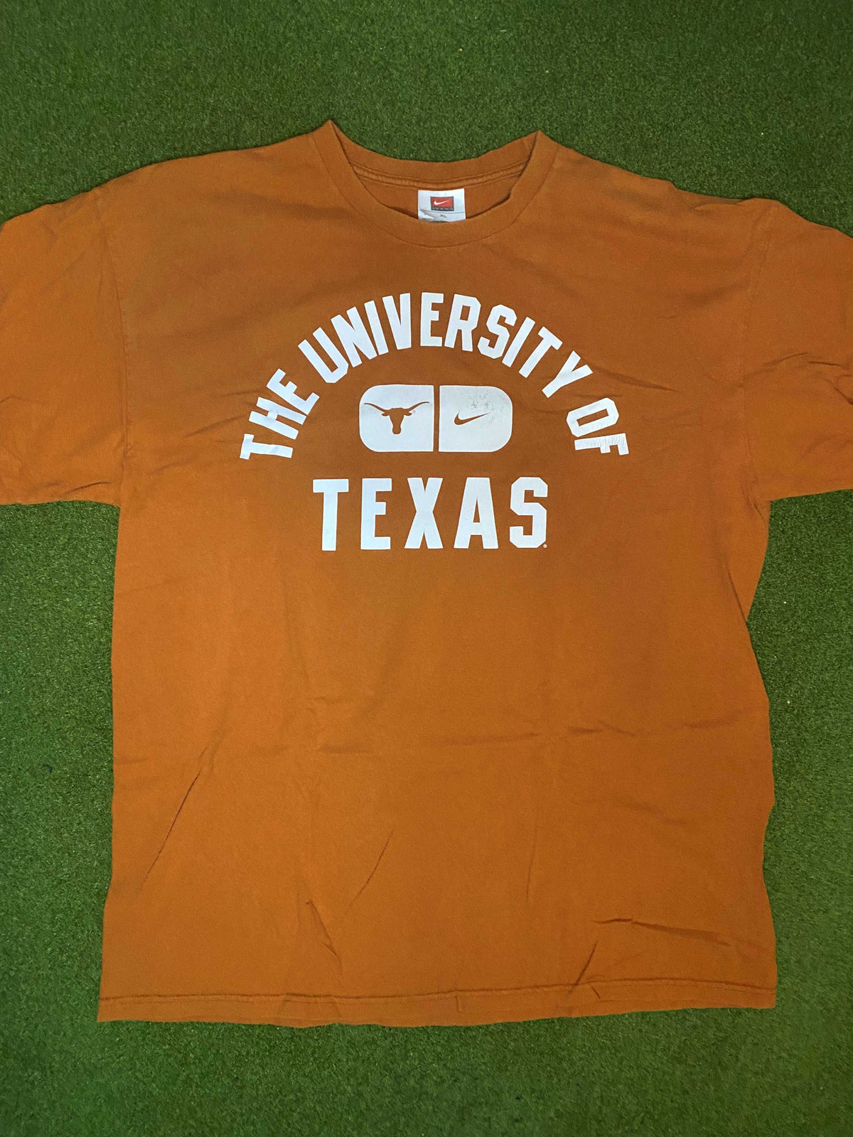 00s Texas Longhorns - Nike - Vintage College Tee Shirt (XL) - Gametime Vintage