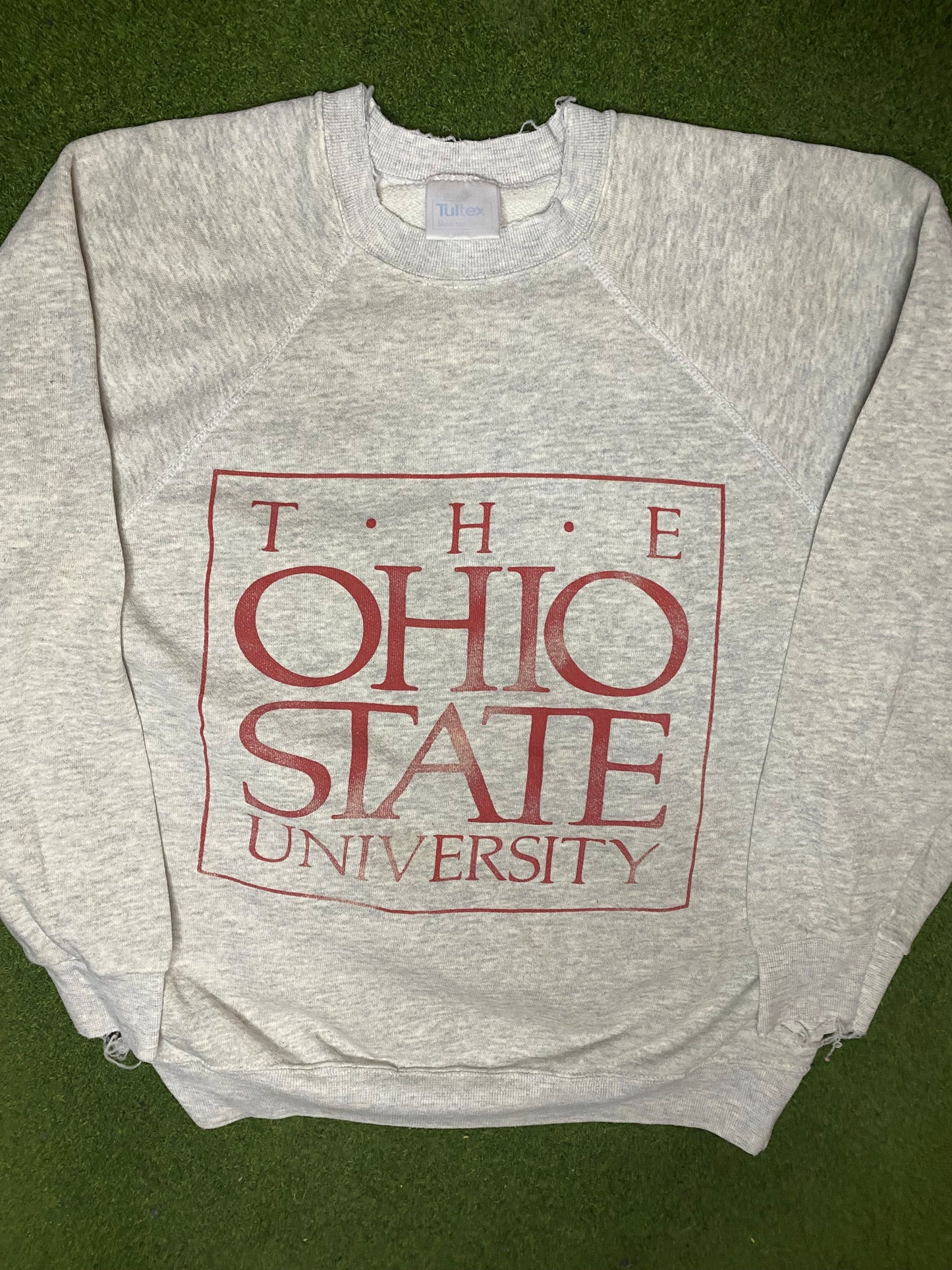 90s Ohio State Buckeyes - Vintage University Sweatshirt (Large) - Gametime Vintage