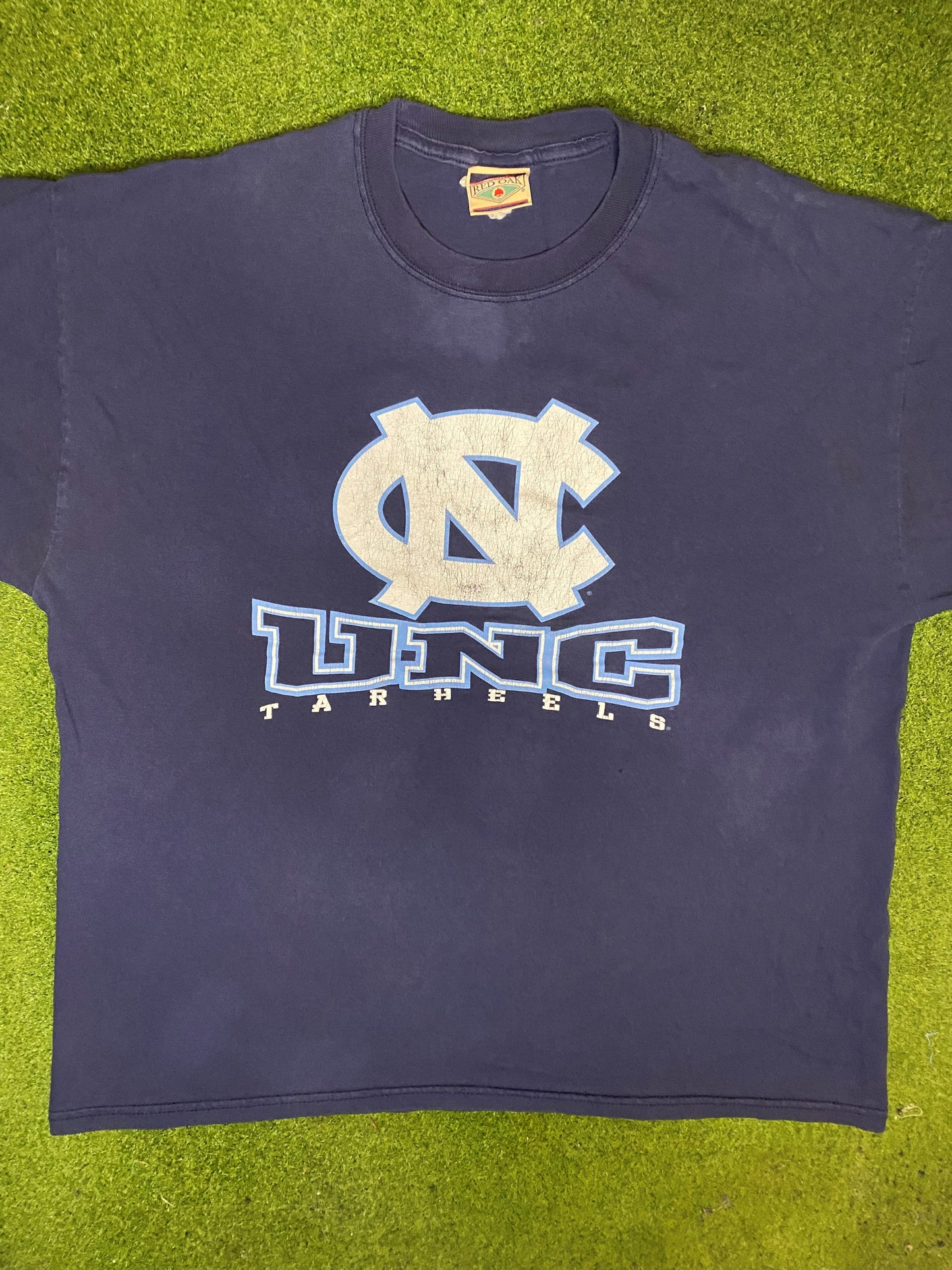 90s UNC Tar Heels - Vintage College T-Shirt (XL) - Gametime Vintage