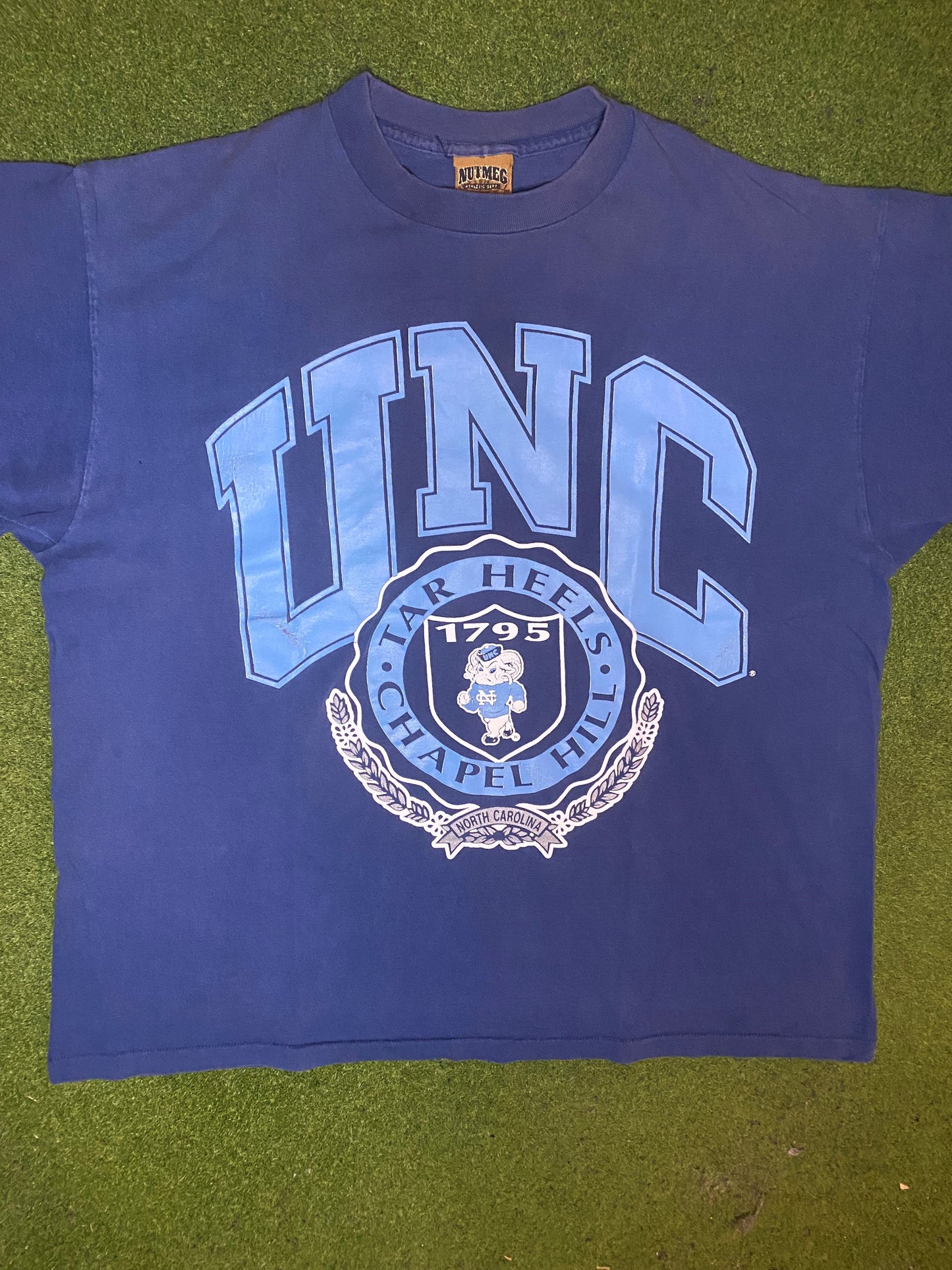 90s UNC Tar Heels - Vintage University T-Shirt (XL) - Gametime Vintage