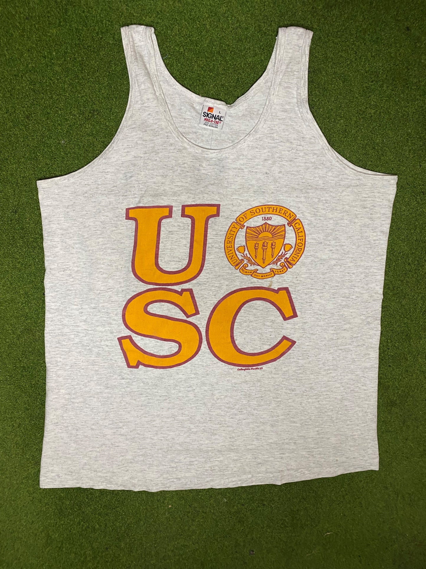 90s USC Trojans - Vintage College Tank (Large) - Gametime Vintage