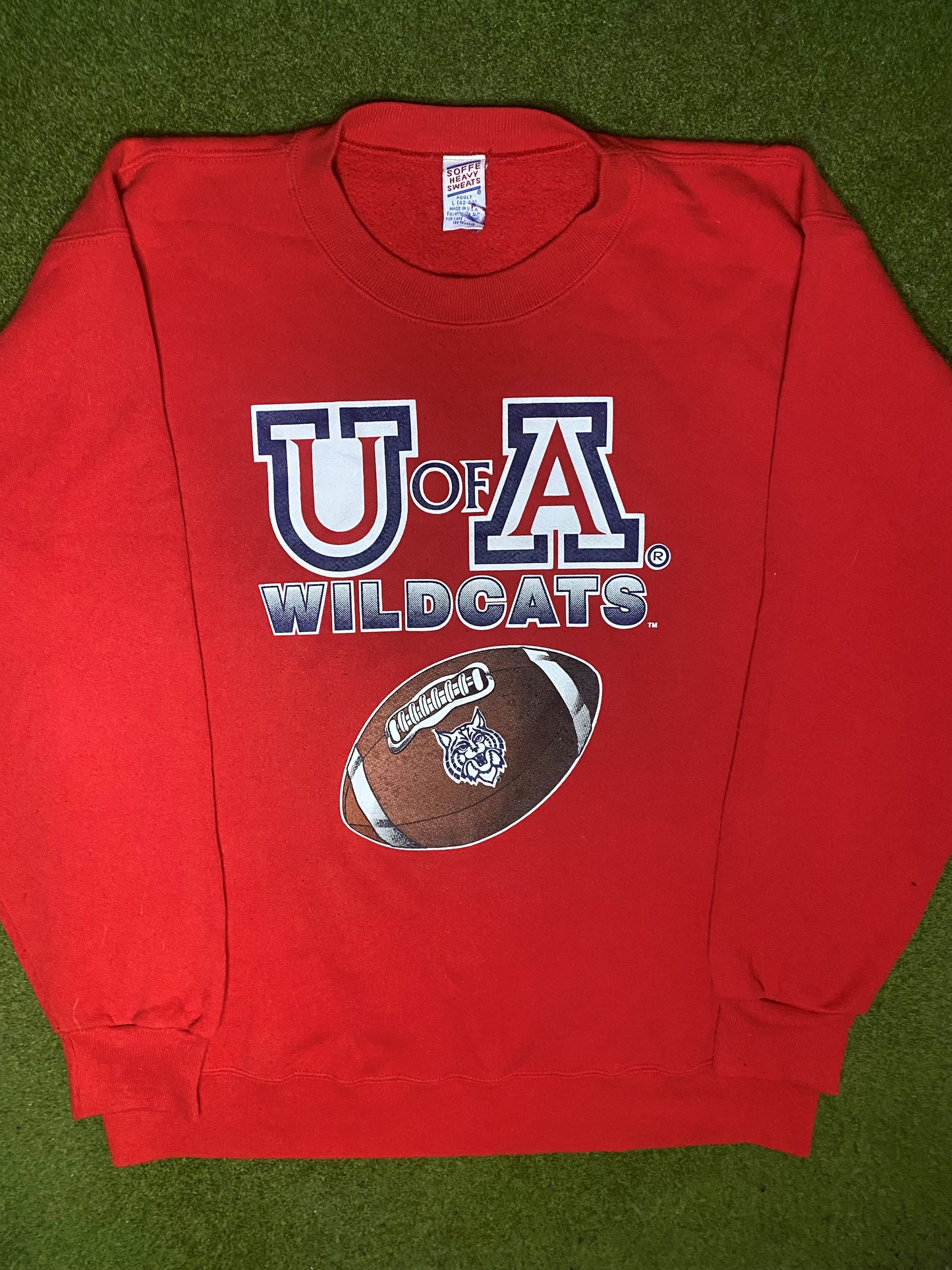 Sudadera de fútbol americano vintage de los Arizona Wildcats de los 90 (Talla L)