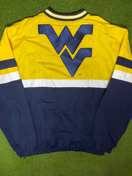 90s West Virgnia Mountaineers - Vintage College Pullover (Large) - Gametime Vintage