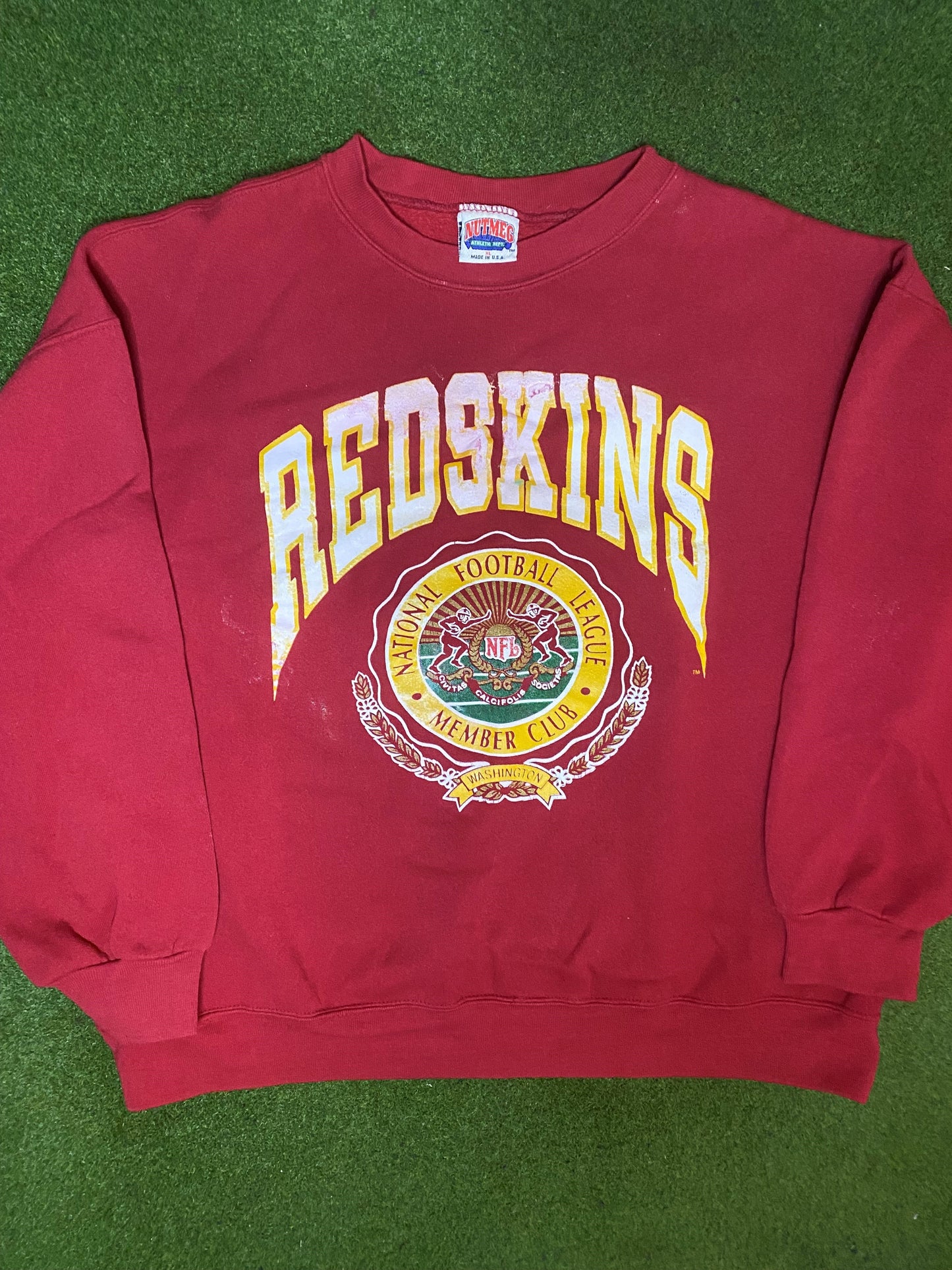 90s Washington Redskins - Vintage NFL Sweatshirt (Medium) - Gametime Vintage