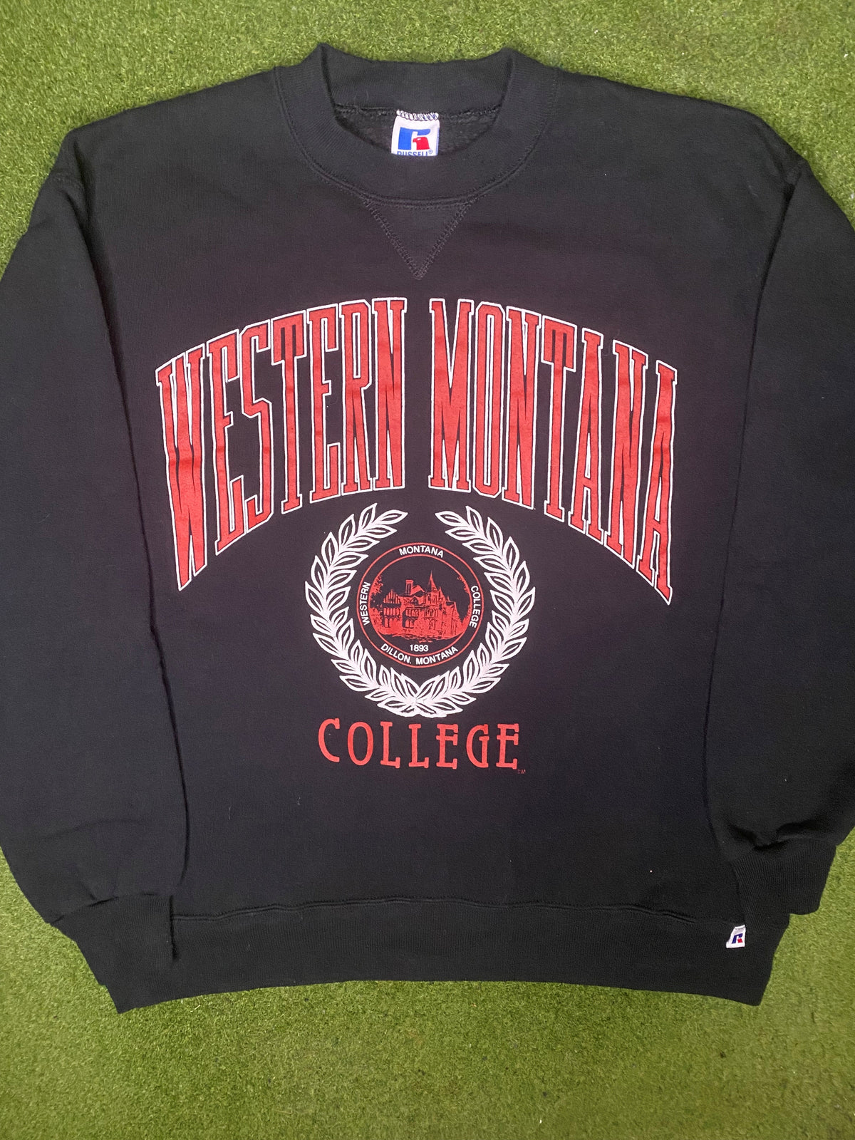 Bulldogs del oeste de Montana de los 90 - Sudadera universitaria vintage (XL)