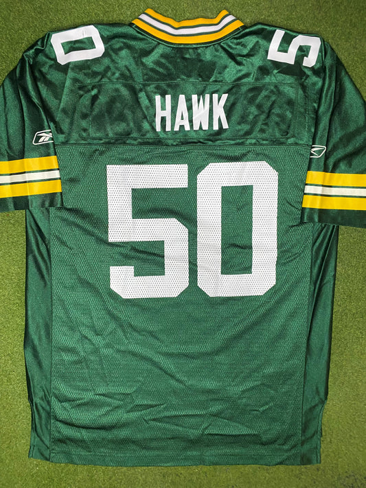 00s Green Bay Packers - AJ Hawk #50 - Vintage NFL Jersey (Large) - Gametime Vintage