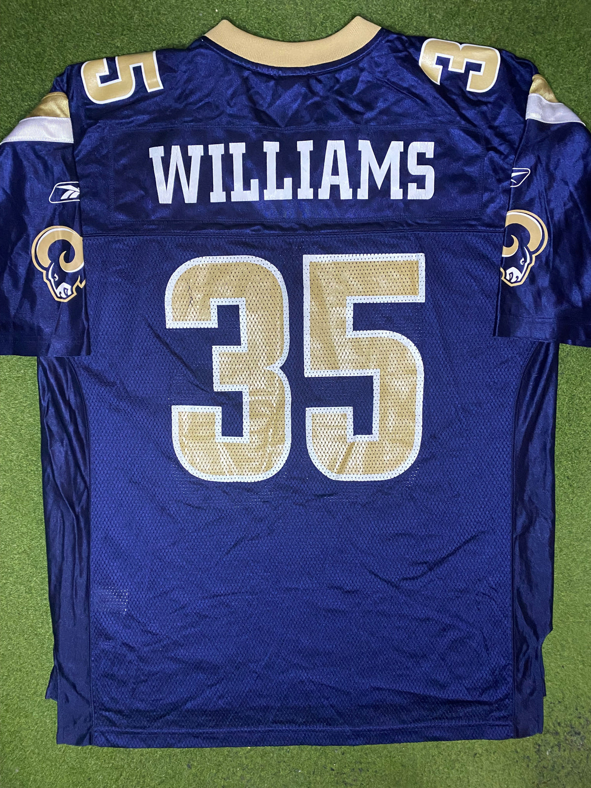 2002-2004 St. Louis Rams - Aeneas Williams #35 - Vintage NFL Jersey (Large) - Gametime Vintage
