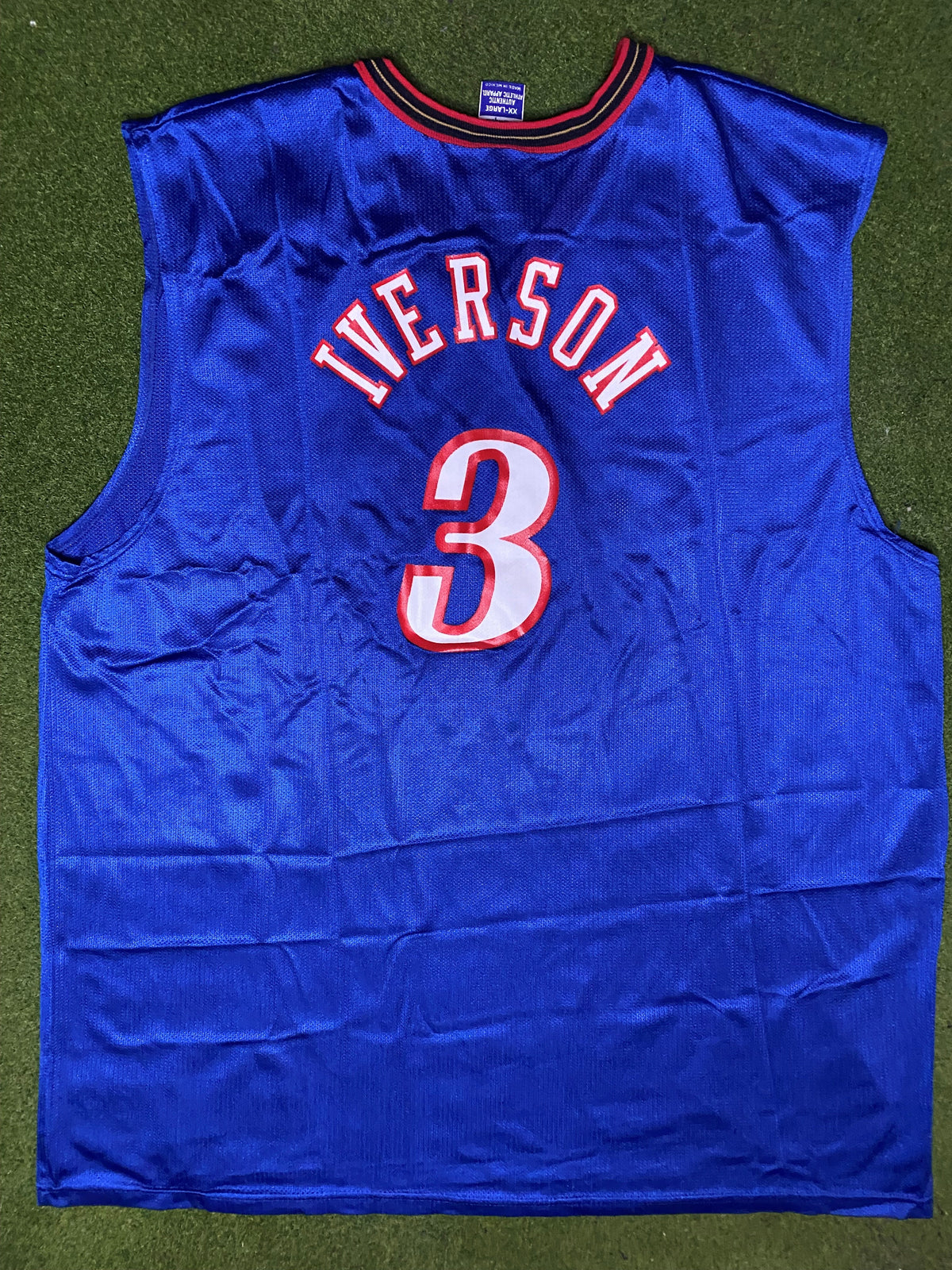 1996-2002 Philadelphia 76ers - Allen Iverson #3 - Vintage NBA Jersey (52) - Gametime Vintage