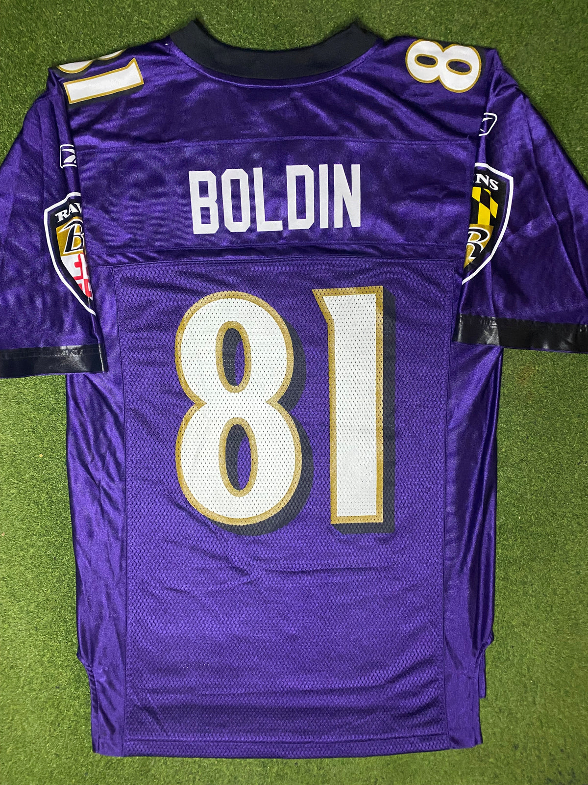 2010-2012 Baltimore Ravens - Anquan Boldin #81 - Vintage NFL Jersey (Small) - Gametime Vintage