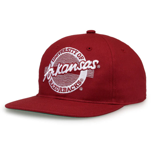 Arkansas Razorbacks Retro Circle Snapback Hat