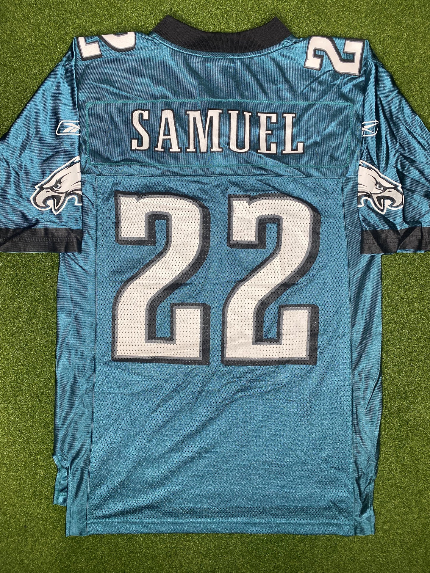 2008-2011 Philadelphia Eagles - Asante Samuel #22 - Camiseta vintage de la NFL (Talla S)