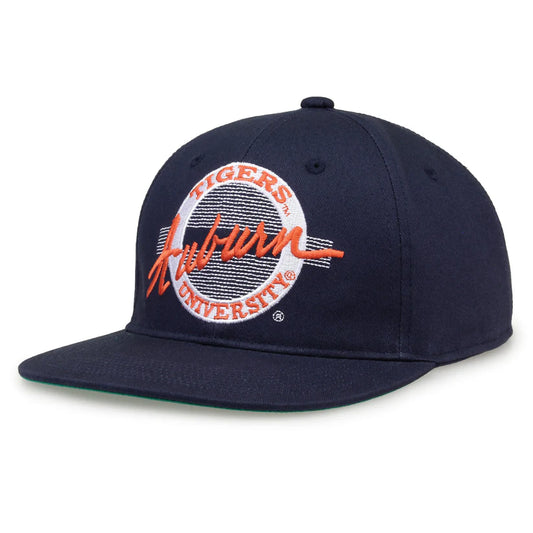 Auburn Tigers Retro Circle Snapback Hat