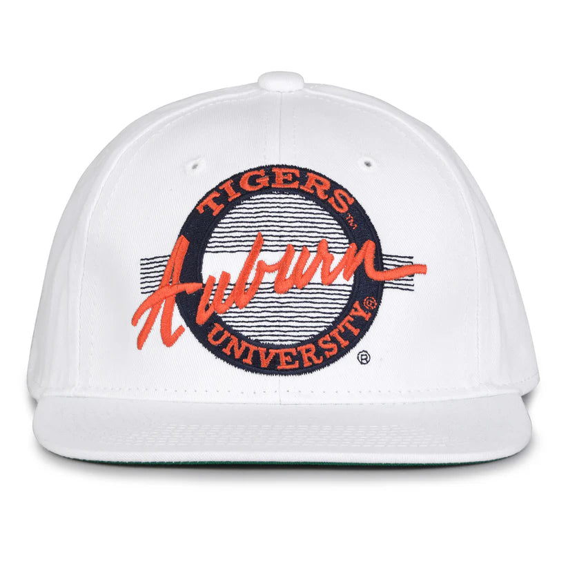 Auburn Tigers Retro Circle Snapback Hat