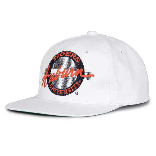 Auburn Tigers Retro Circle Snapback Hat