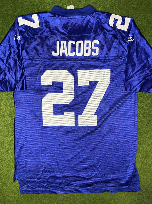 2008 New York Giants - Brandon Jacobs #27 - Super Bowl - Vintage NFL Jersey (Large) - Gametime Vintage