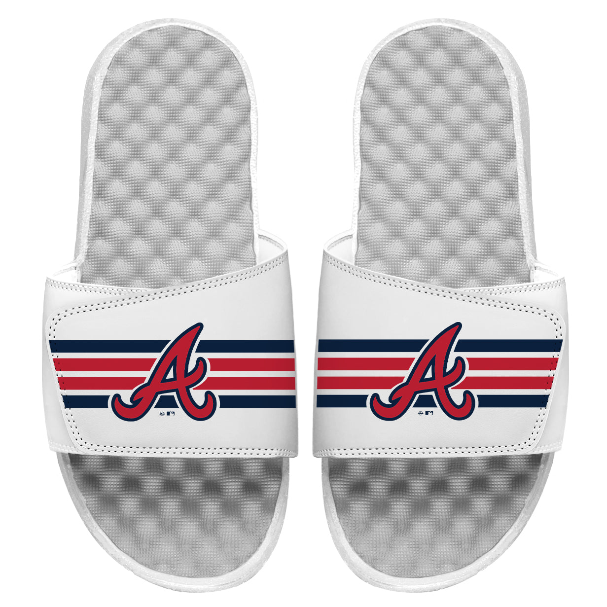 Braves Varsity Stripes Slides