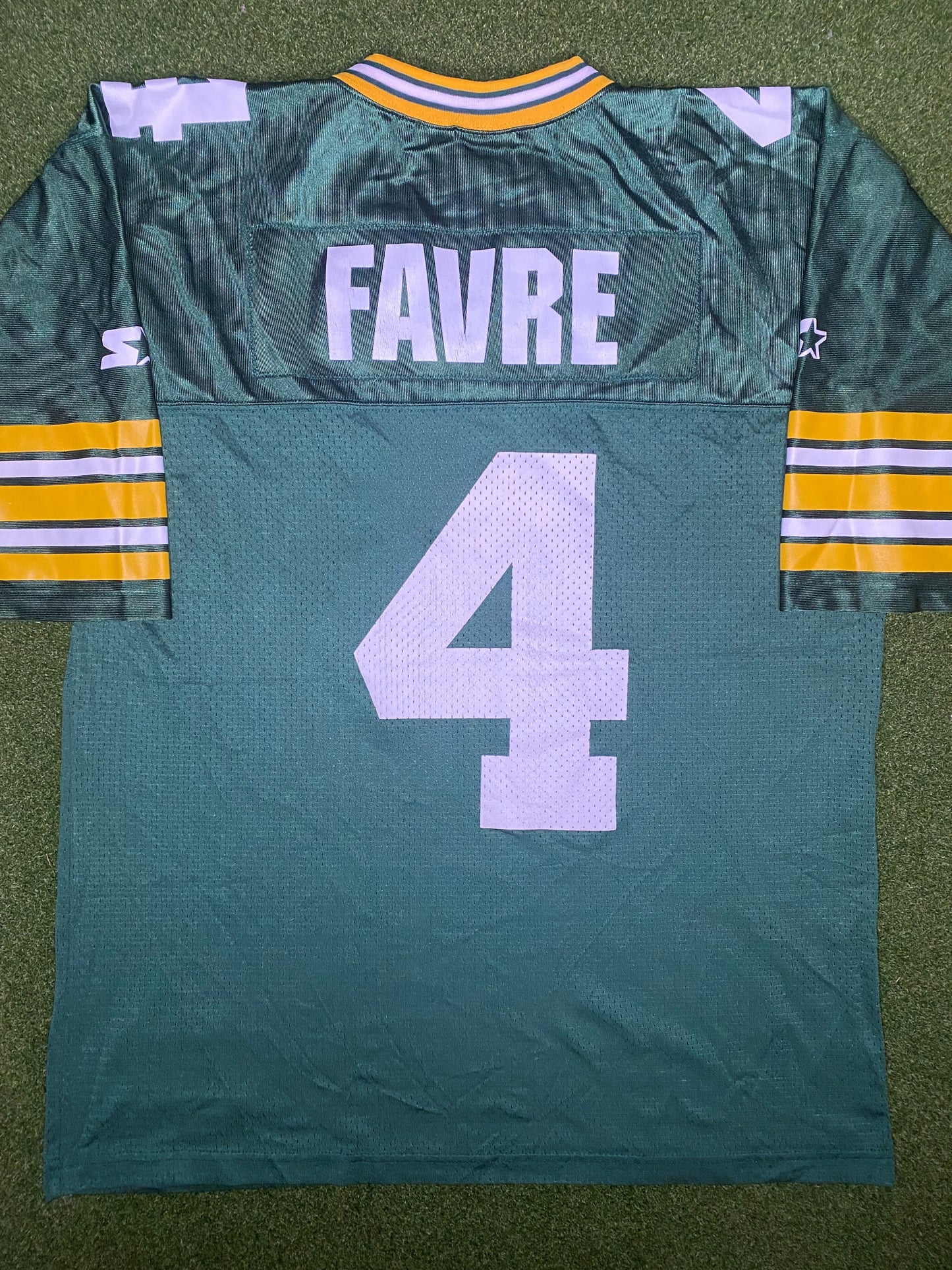 1992-2001 Green Bay Packers - Brett Favre #4 - Vintage NFL Jersey (48)