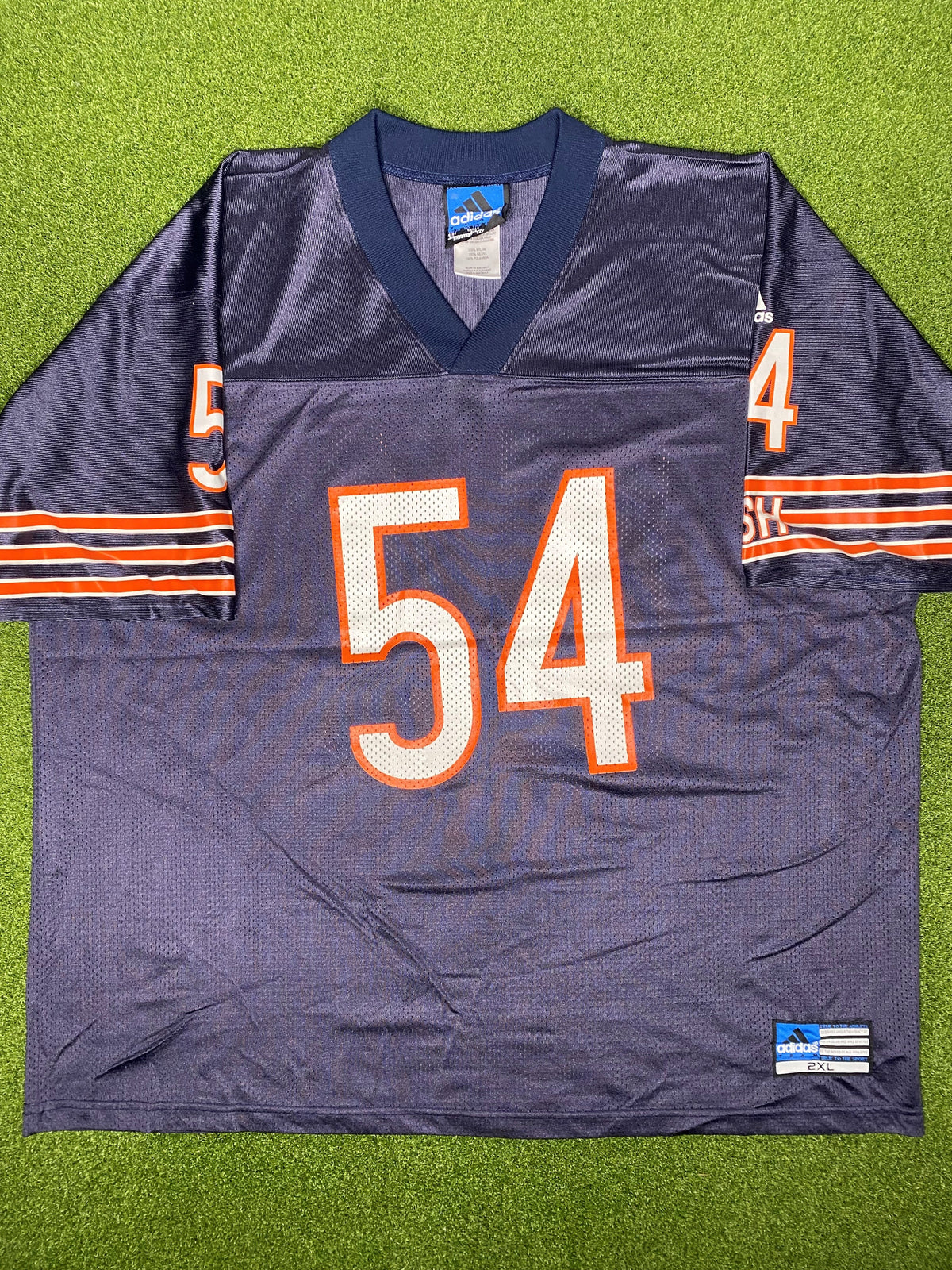 2000-2002 芝加哥熊队 - 布莱恩·厄拉克 #54 - 复古 NFL 球衣 (2XL)