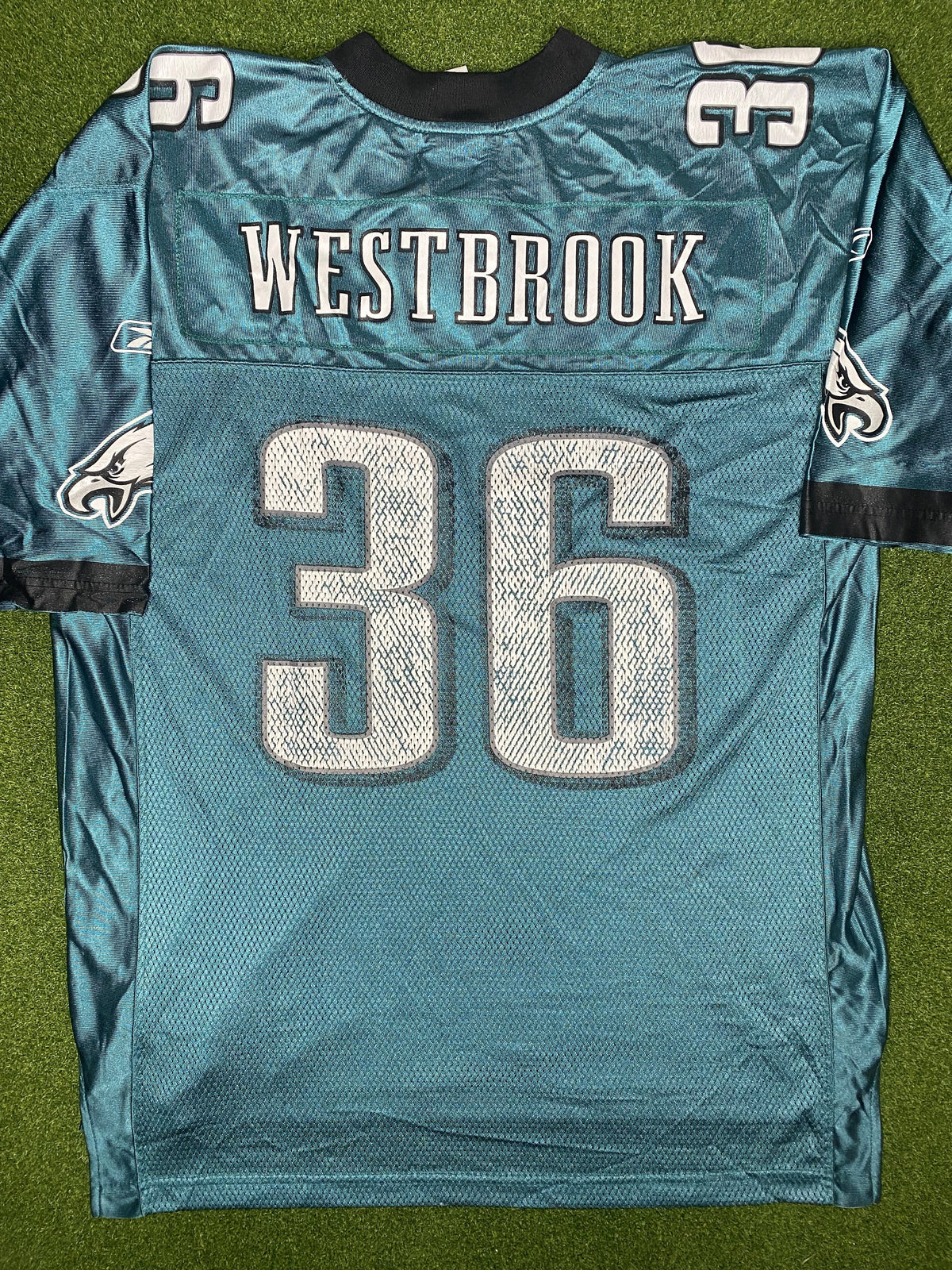 2002-2009 费城老鹰队 – 布莱恩·威斯布鲁克 #36 – 复古 NFL 球衣 (大号)