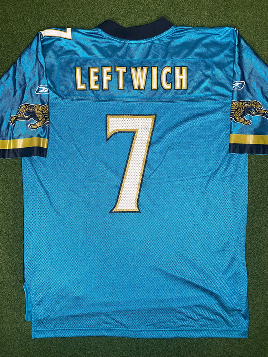 2003-2006 Jacksonville Jaguars - Byron Leftwich #7 - Vintage NFL Jersey (Large)