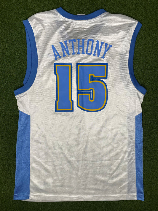 2004-2007 Denver Nuggets - Carmelo Anthony #15 - Vintage NBA Jersey (Medium)
