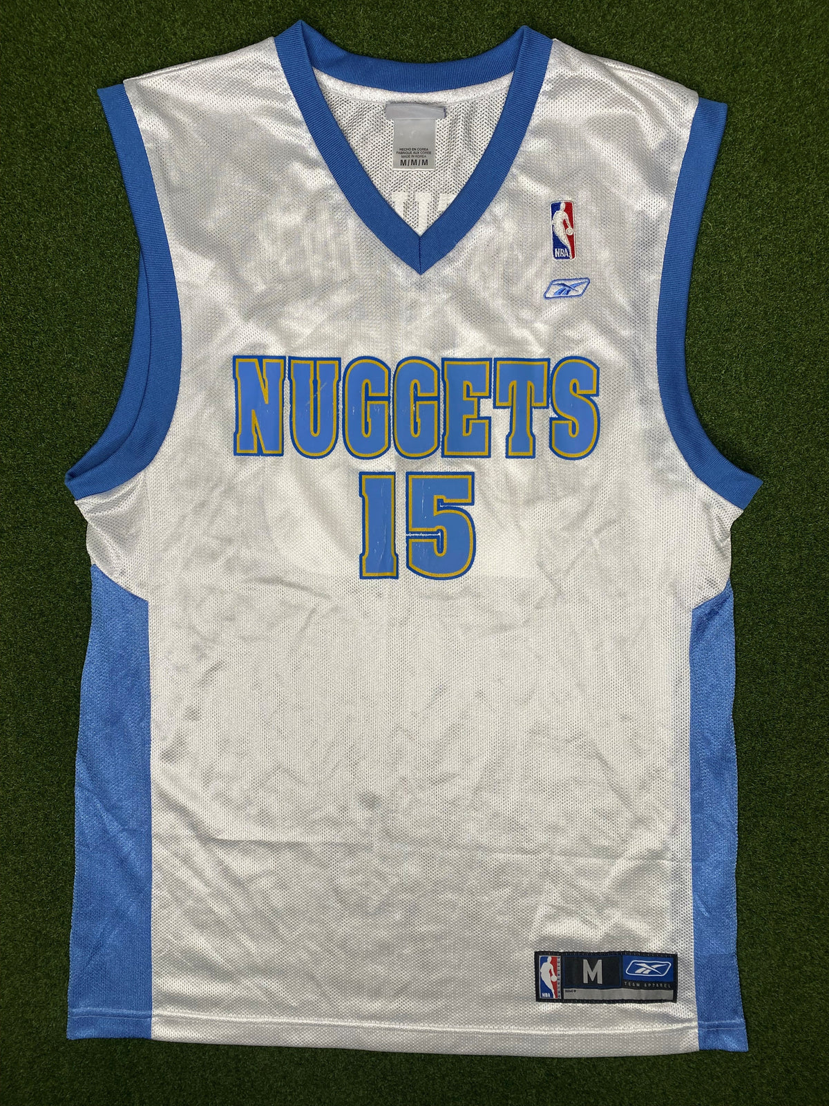 2004-2007 丹佛掘金队 - 卡梅隆·安东尼 #15 - 复古NBA球衣 (M码)
