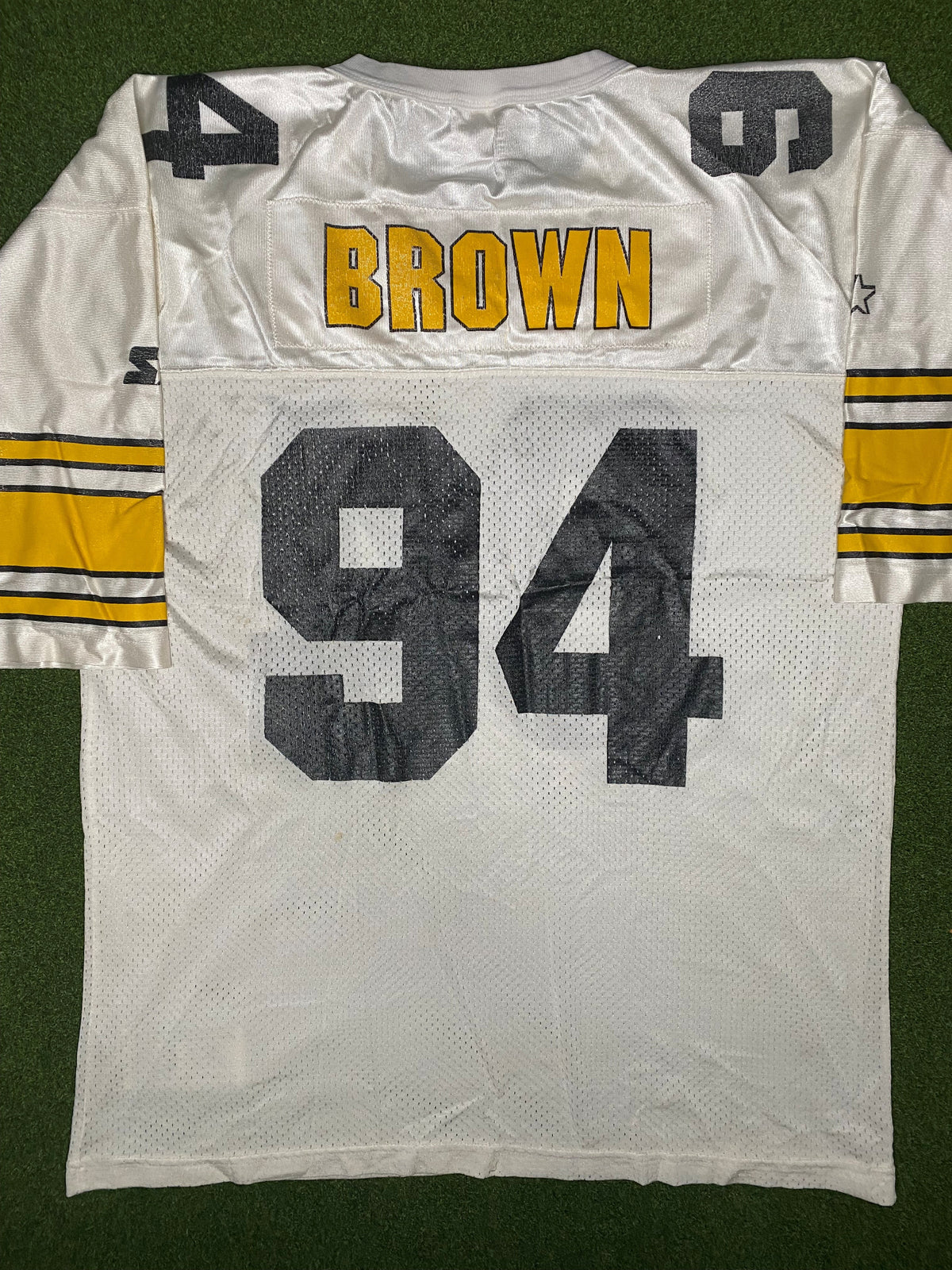 1993-1996 匹兹堡钢人队 - 查德·布朗 #94 - 复古 NFL 球衣 (2XL)
