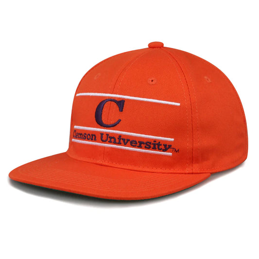 Clemson Tigers Retro Bar Snapback Hat
