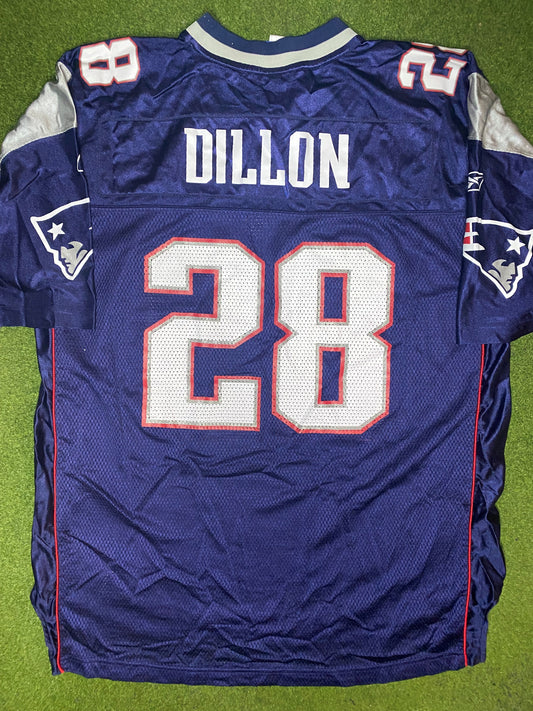 00s New England Patriots - Corey Dillon #28 - Reebok - Vintage NFL Jersey (XL) - Gametime Vintage