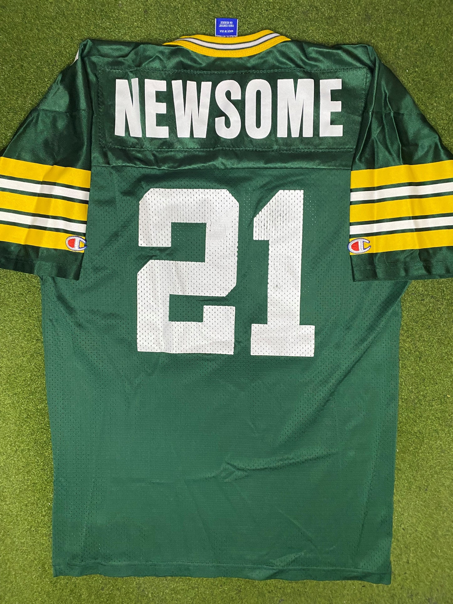 1995-1998 Green Bay Packers - Craig Newsome #21 - Champion - Vintage NFL Jersey (44) - Gametime Vintage