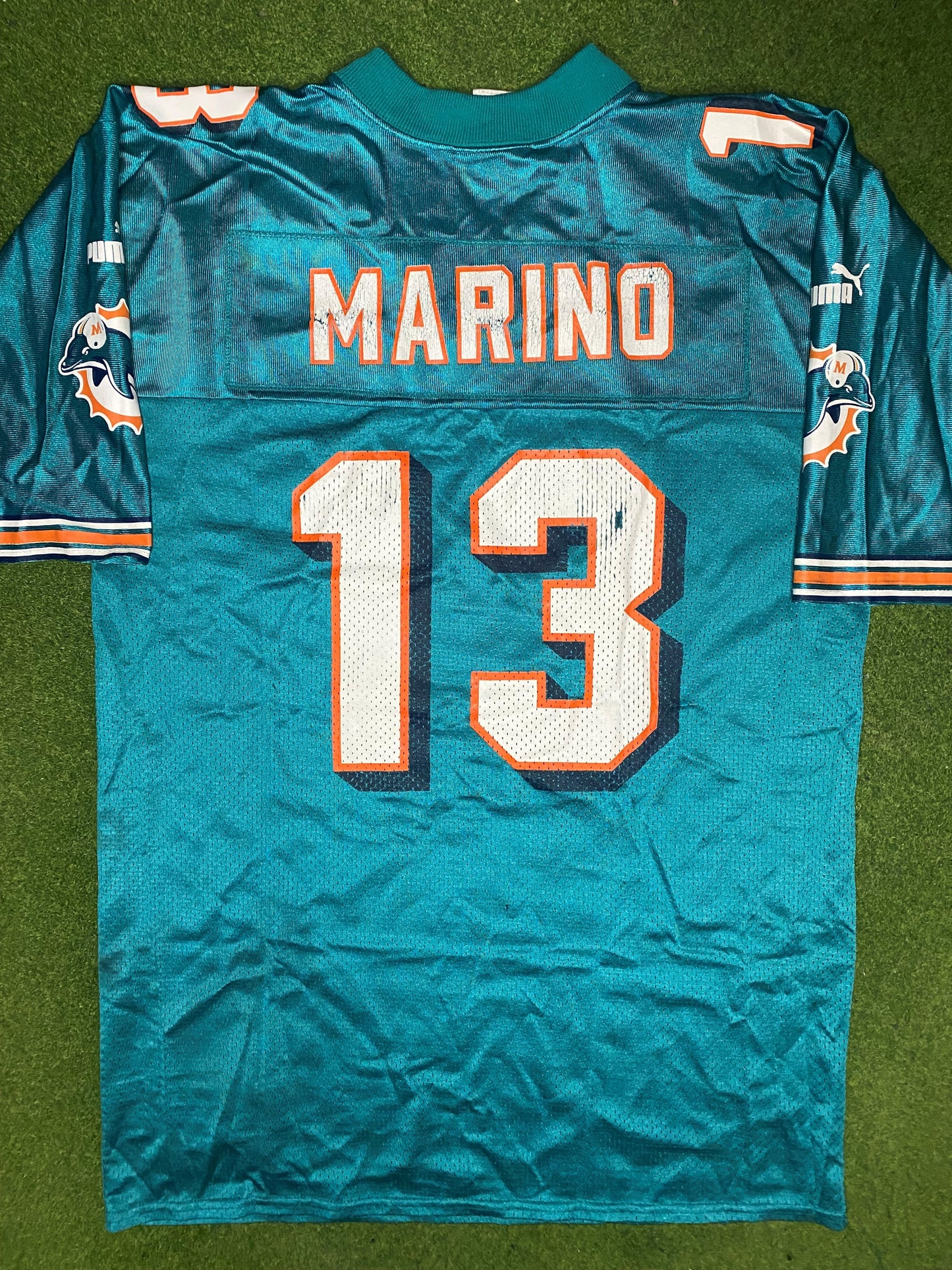 1983-1999 Miami Dolphins - Dan Marino #13 - Vintage NFL Jersey (Medium) - Gametime Vintage