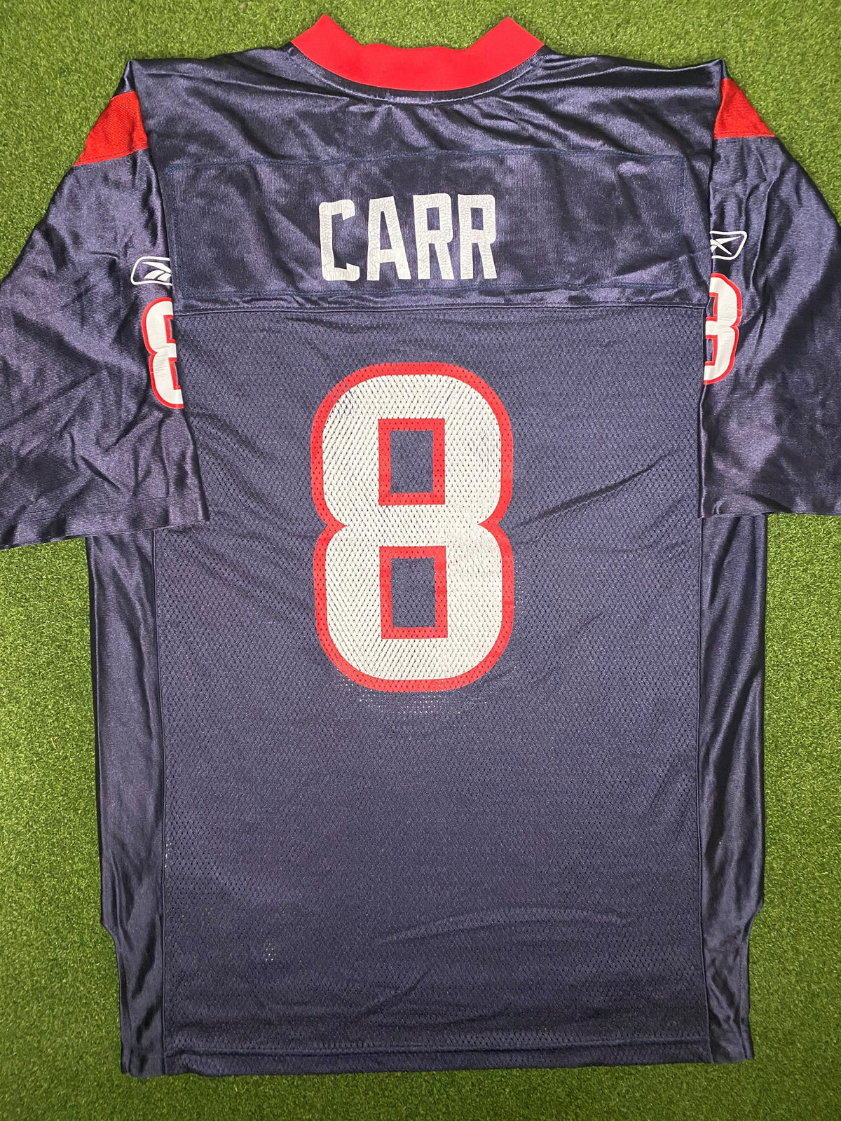 2002-2006 休斯顿德州人 - 大卫·卡尔 #8 - Reebok - 复古NFL球衣 (中码)
