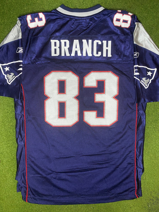 2002-2005 New England Patriots - Deion Branch #83 - Vintage NFL Jersey (Large) - Gametime Vintage