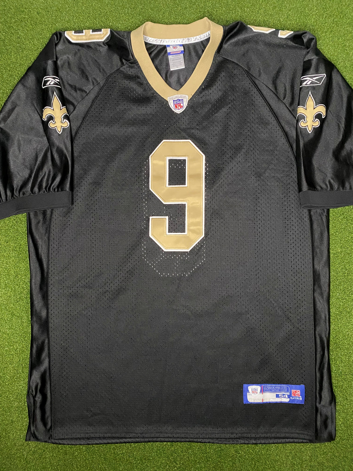 2006-2012 新奥尔良圣徒队 - 德鲁·布里斯 #9 - 场上刺绣 - 复古 NFL 球衣 (54)